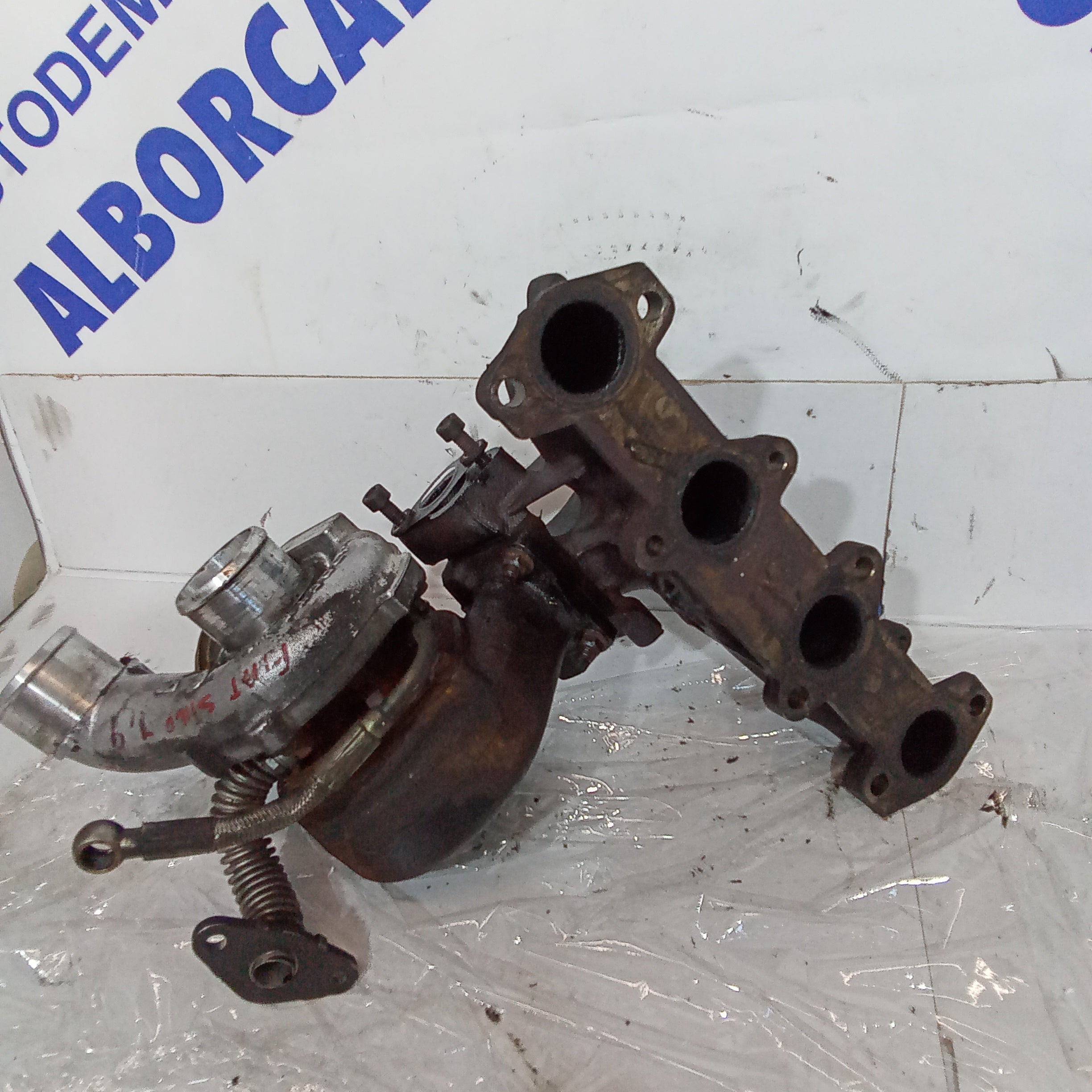Turbocompresor Fiat Stilo 1.9 JTD año 2005 kilómetros 185000