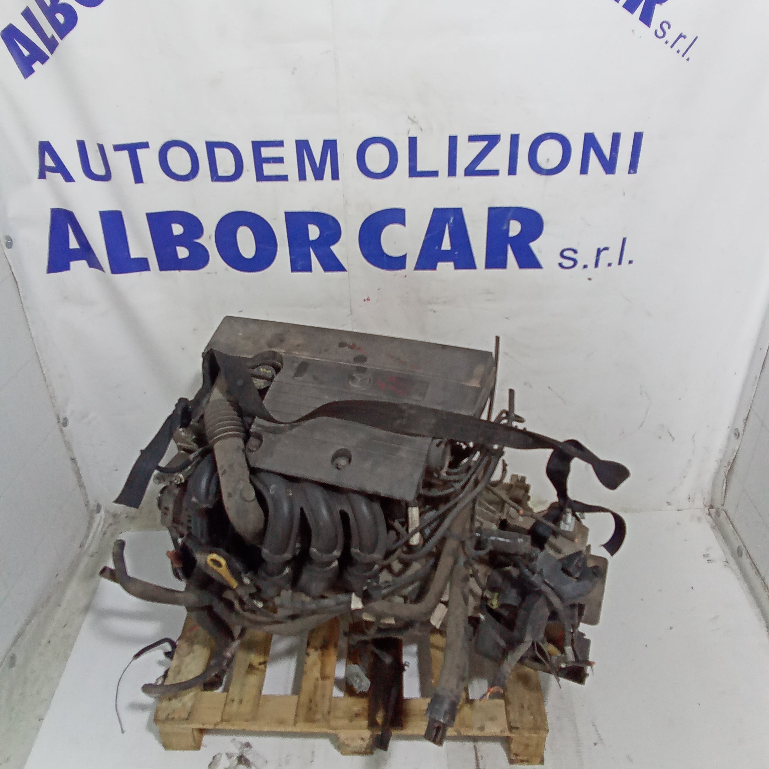 Complete engine Mazda2 1.5 petrol year 2007 engine code FUJA mileage 170000