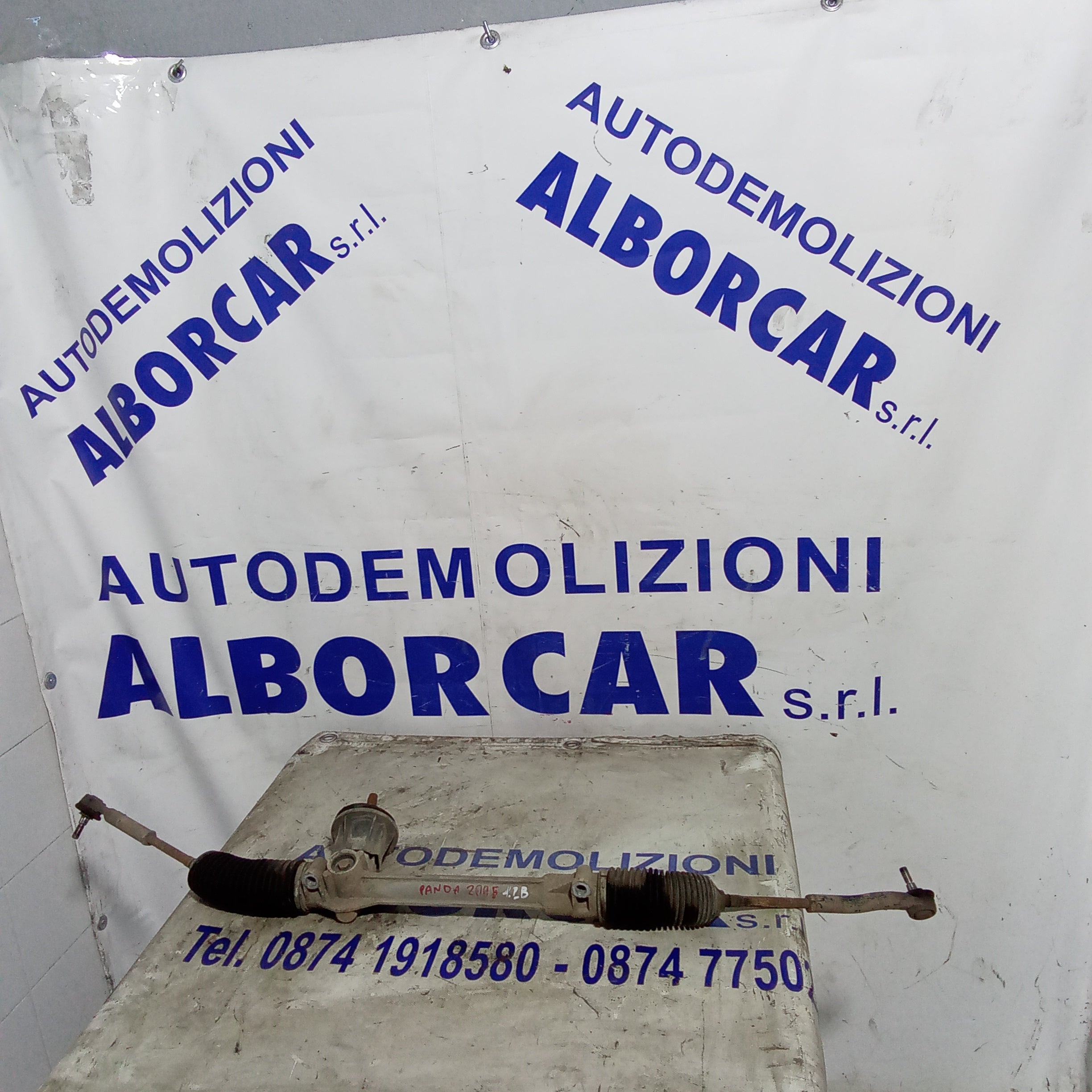 Scatola sterzo fiat panda 1.2 benzina anno 2005