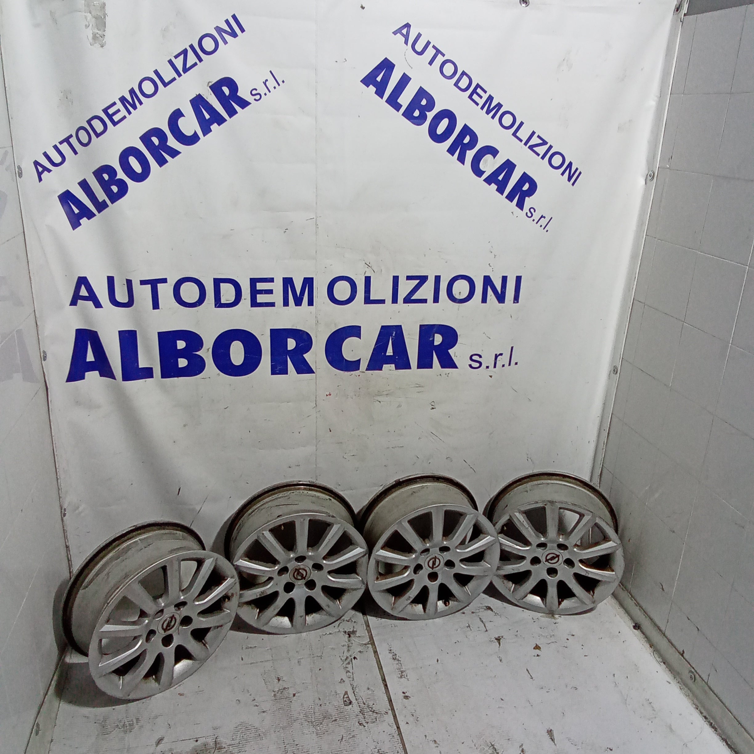 4 cerchi in lega 5 fori 16 pollici opel astra