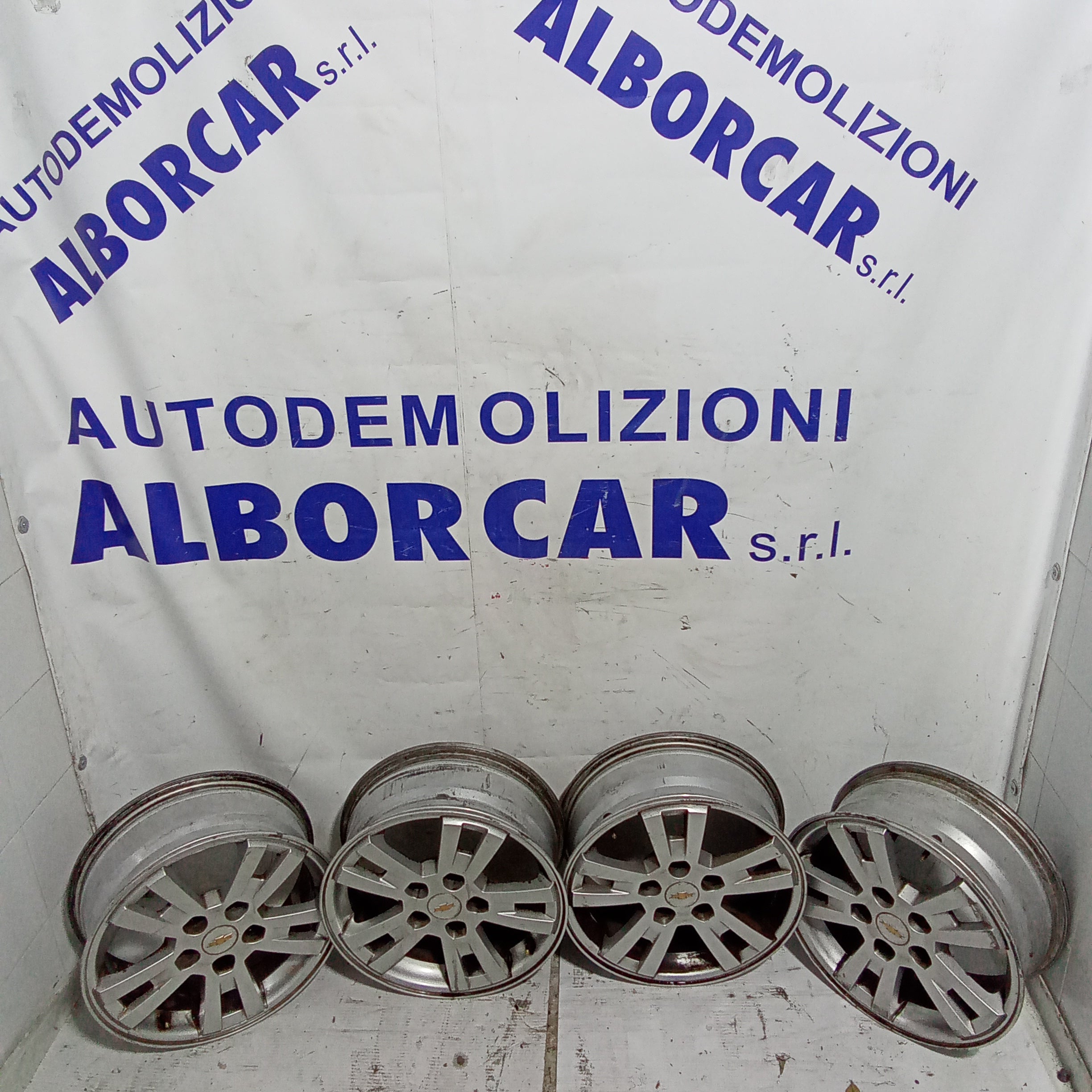 4 cerchi 5 fori 16 pollici chevrolet orlando