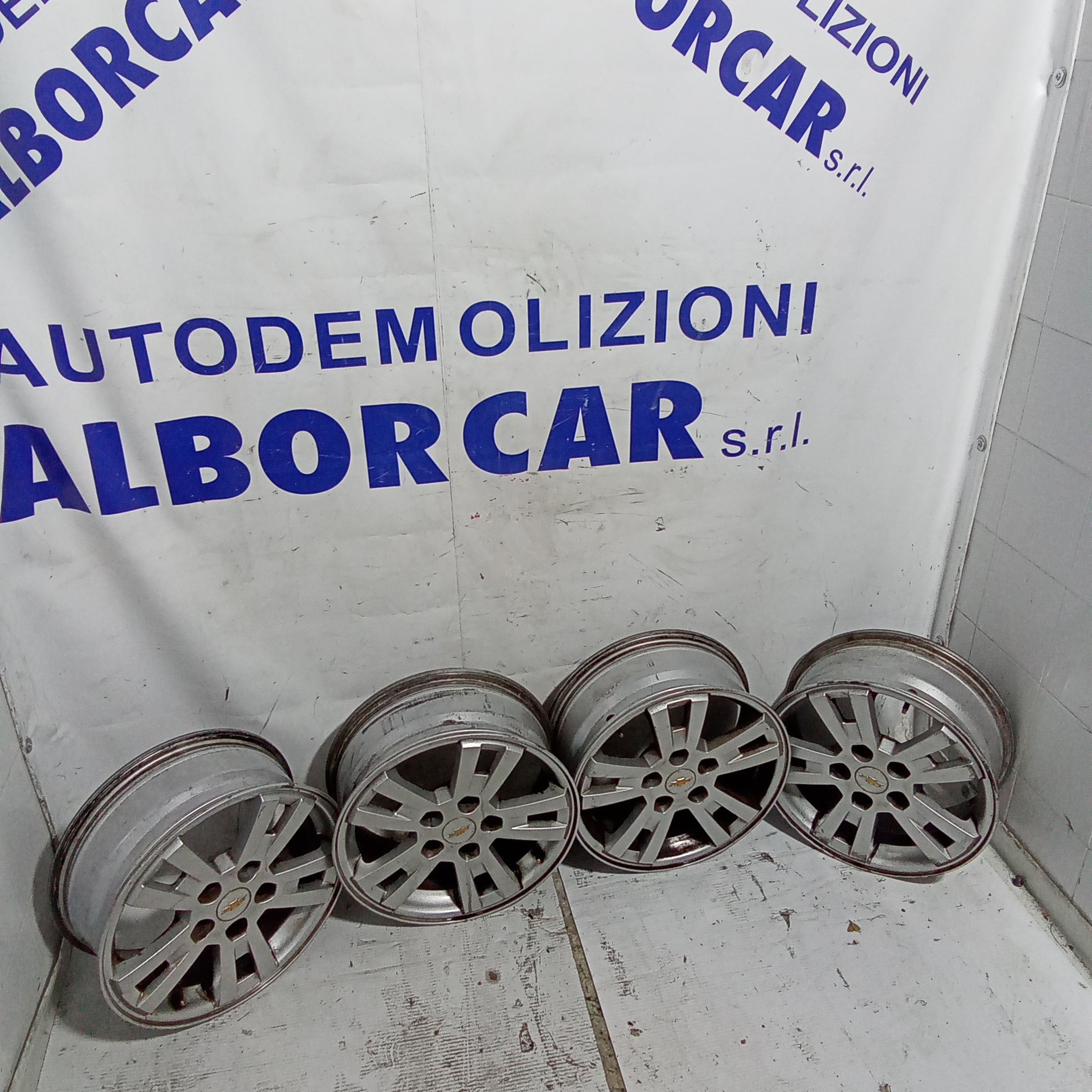 4 cerchi 5 fori 16 pollici chevrolet orlando