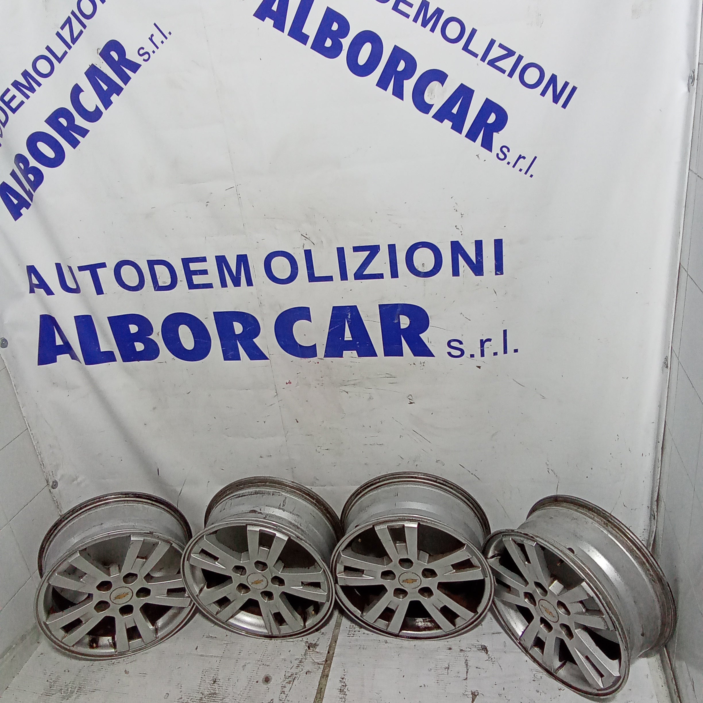 4 cerchi 5 fori 16 pollici chevrolet orlando