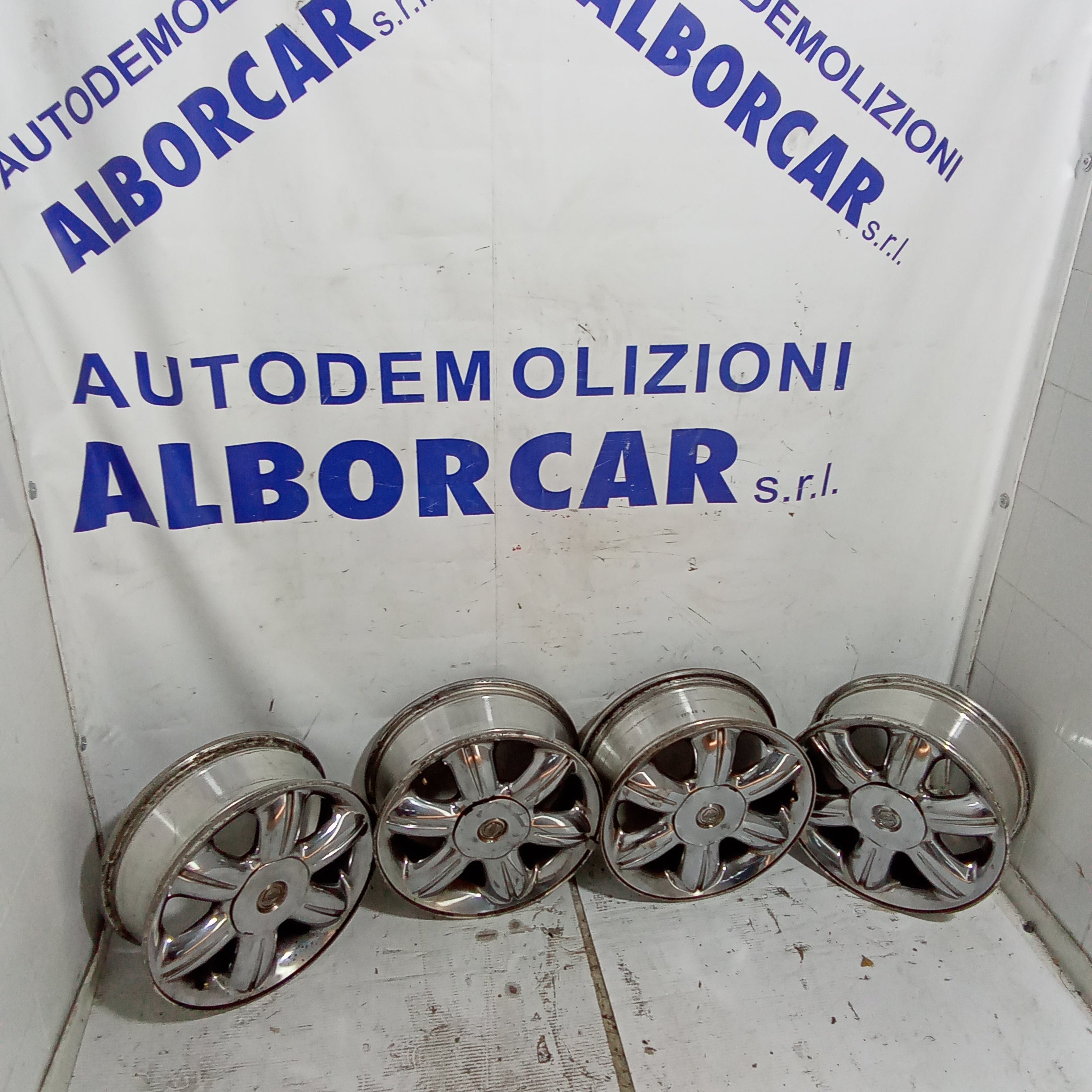 4 cerchi in lega 5 fori 16 pollici chrisler pt cruiser