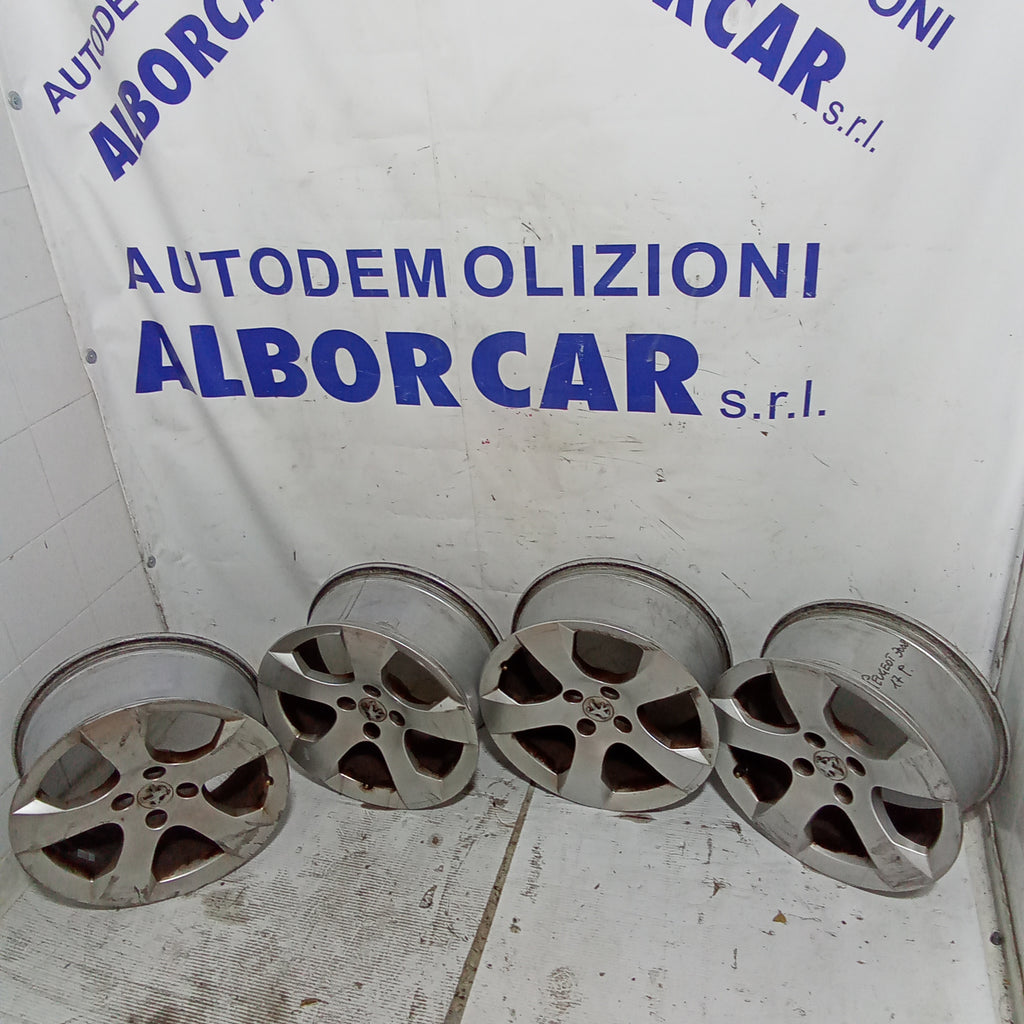 4 cerchi in lega 4 fori 17 pollici peugeot 3008