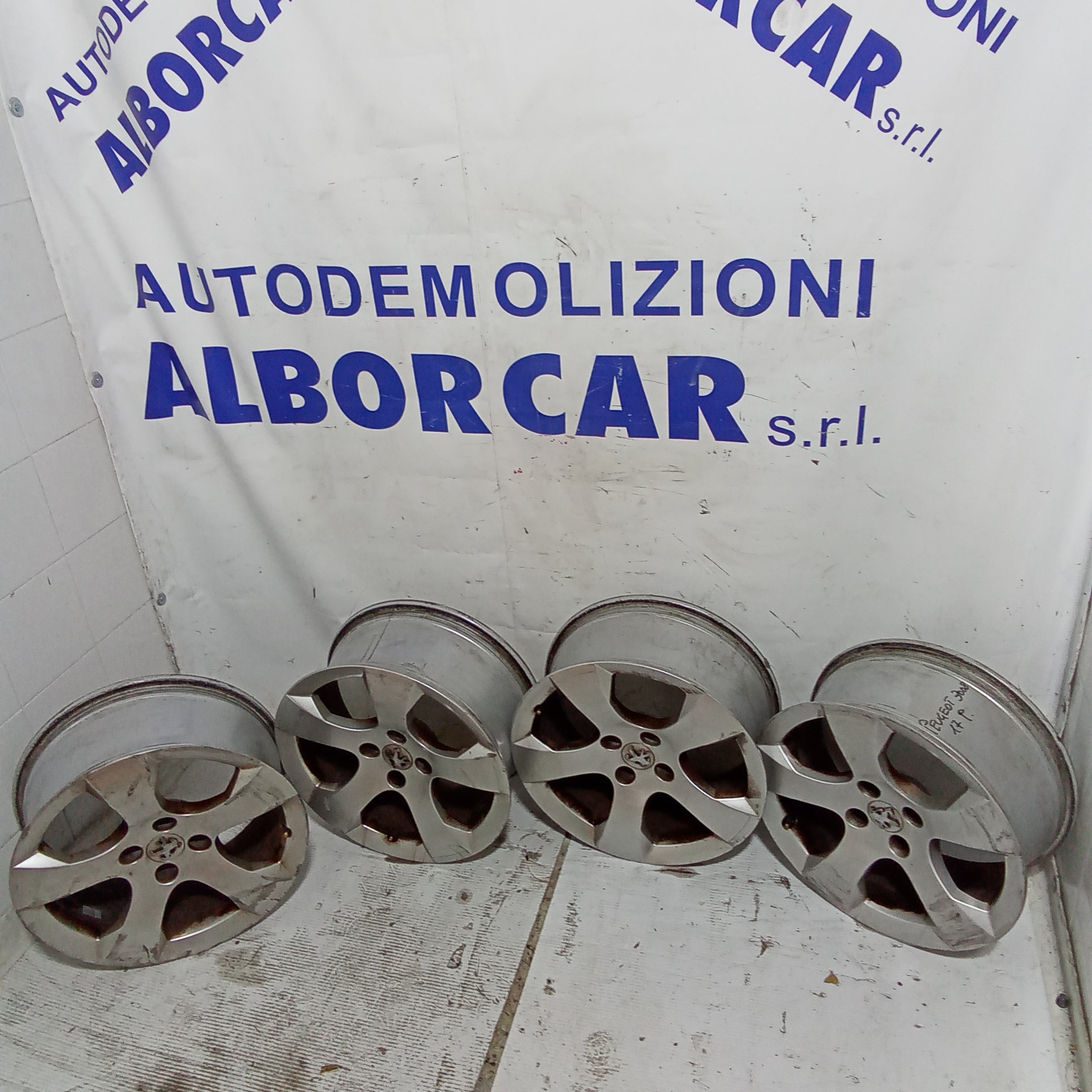 4 cerchi in lega 4 fori 17 pollici peugeot 3008