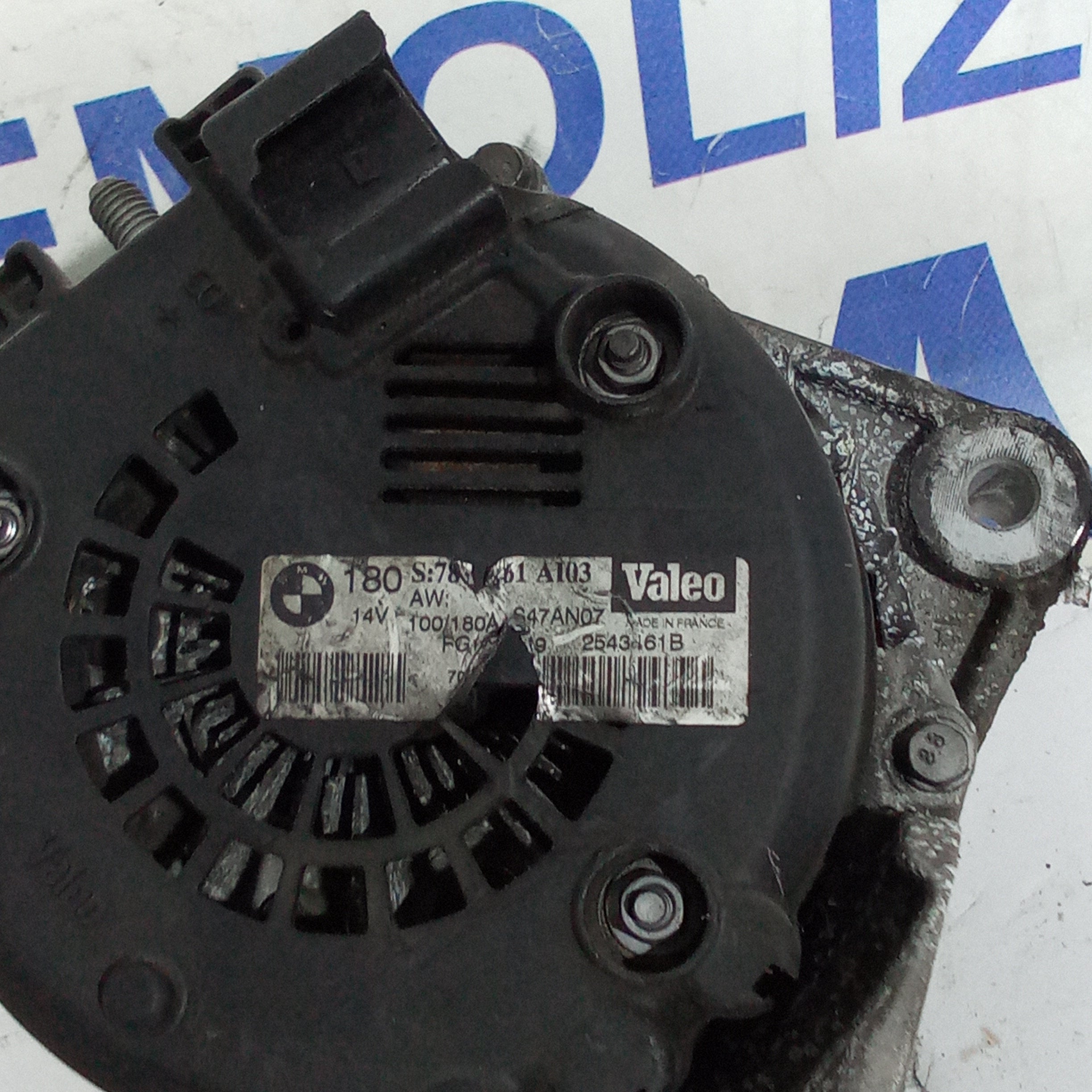 BMW 320d alternator year 2007 engine code N47D20A