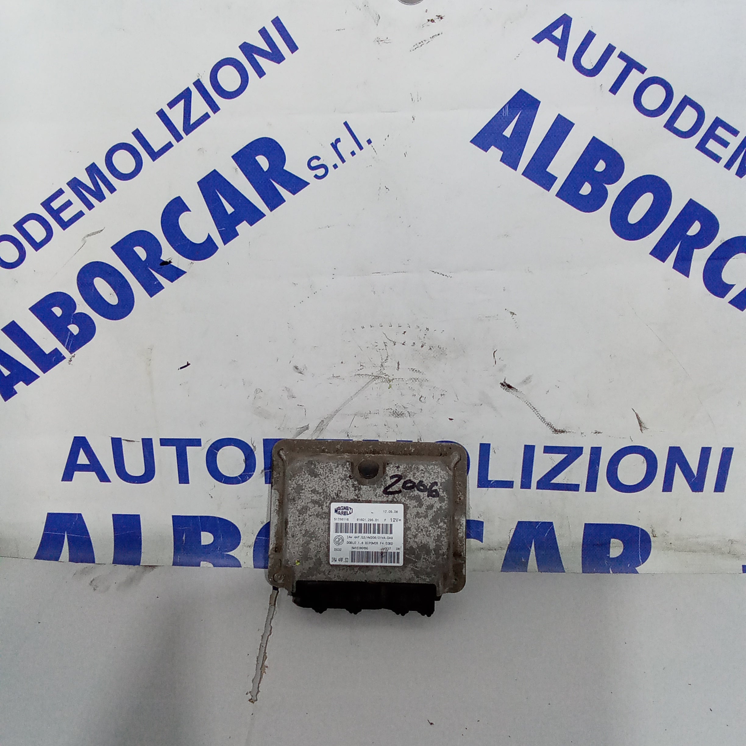 Centralina motore fiat Doblò 1.6 bipower anno 2005/2011
