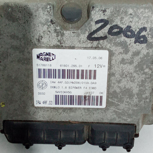 Unidad de control del motor Fiat Doblò 1.6 bipower año 2005/2011