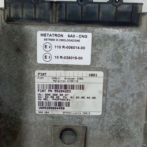 Unidad de control del motor Fiat Doblò 1.6 bipower año 2006/2010
