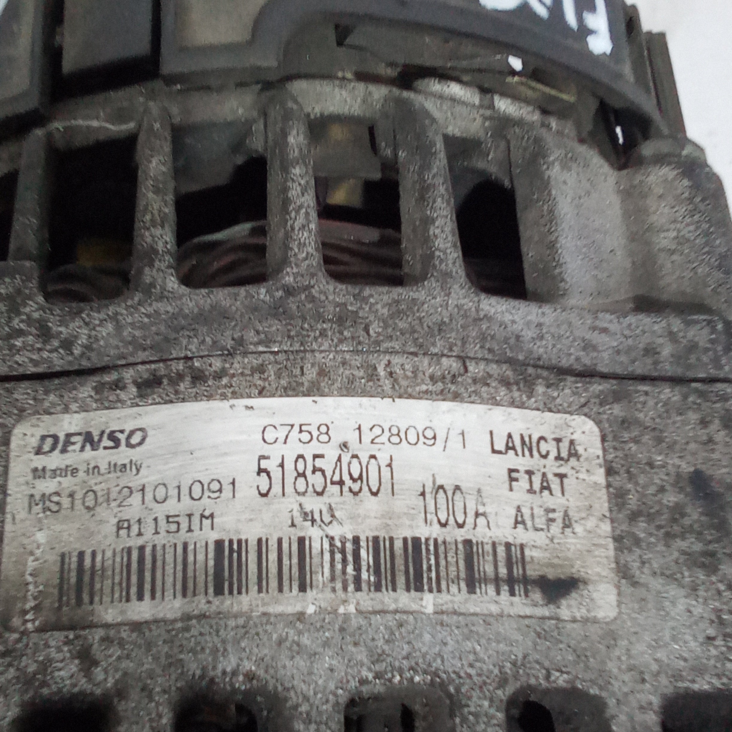 Alternator Fiat Bravo 1.6 mjt year 2010