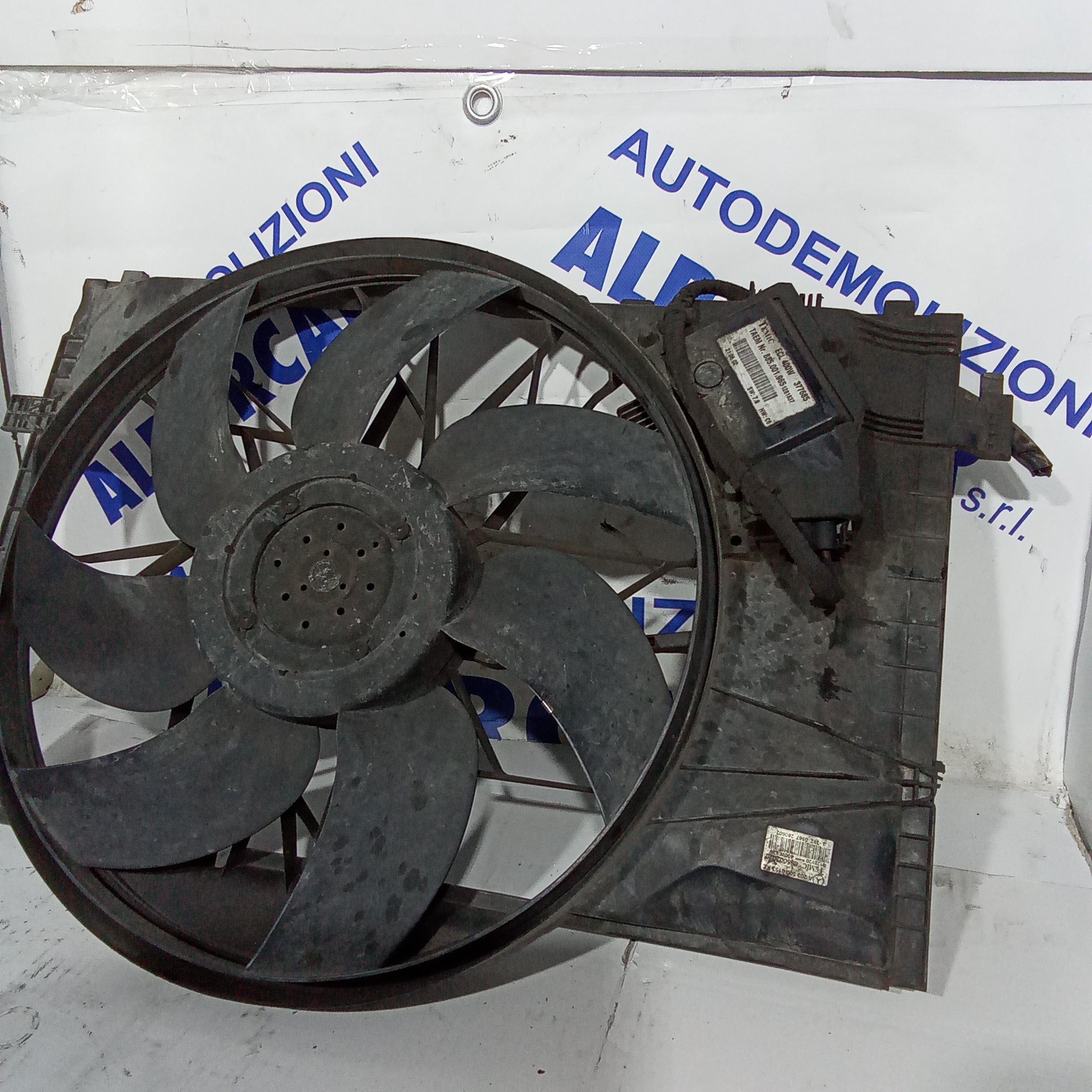 Ventola raffreddamento radiatore mercedes C220 anno 2002