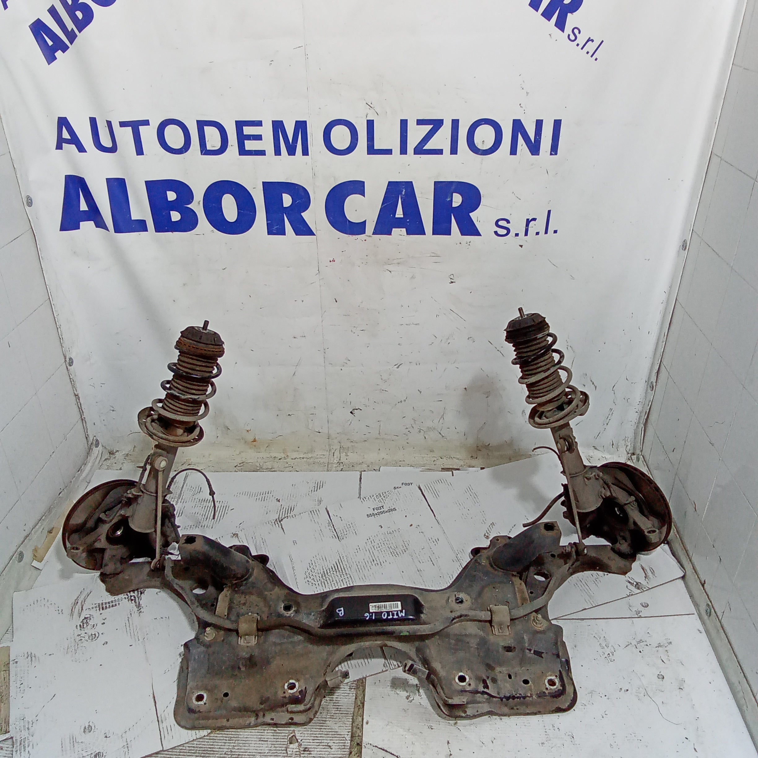 Ponte assale anteriore completo alfa mito 1.6 benzina anno 2010