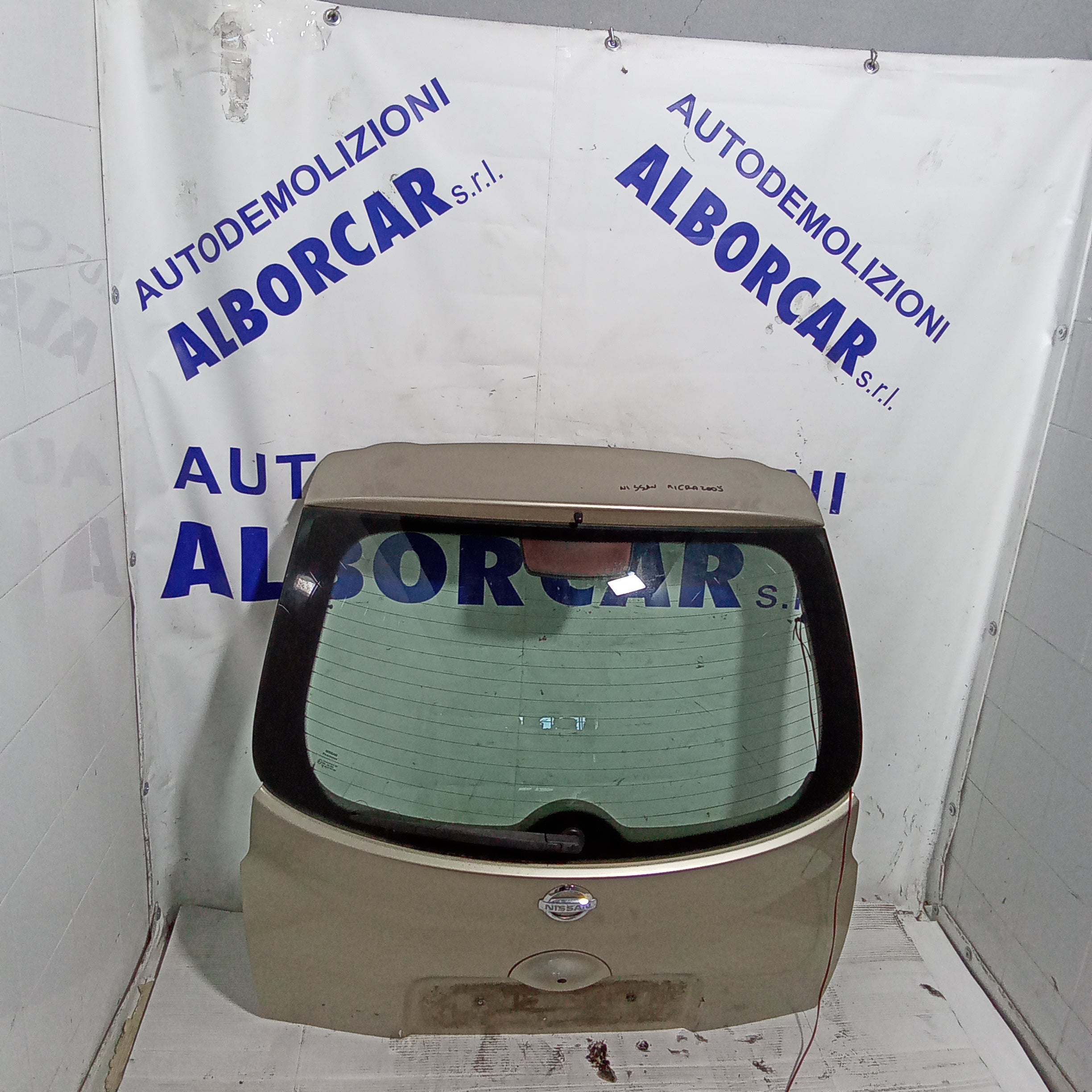 Cofano baule posteriore nissan micra anno 2005