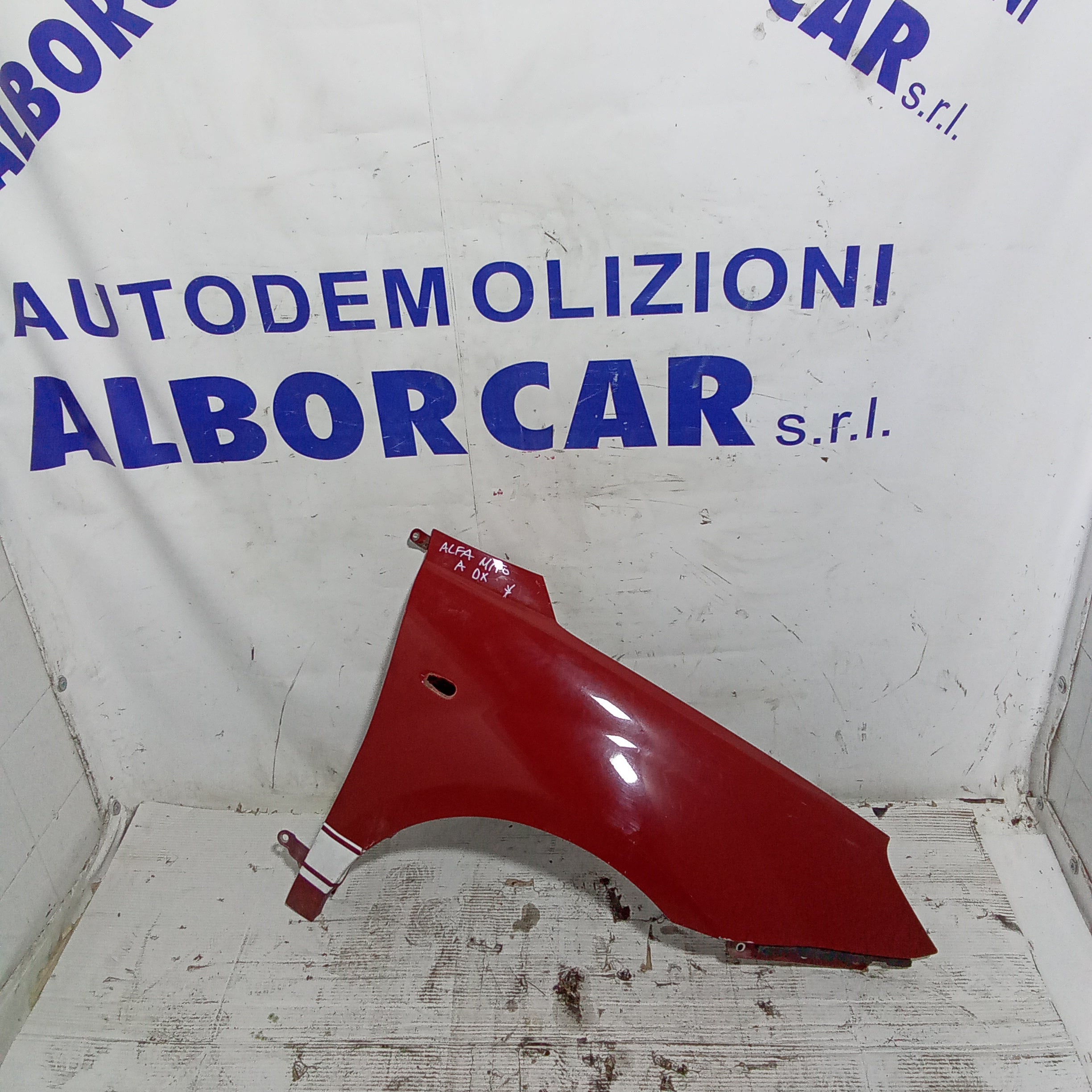 Parafango fianchetta anteriore destra alfa mito anno 2008/2016
