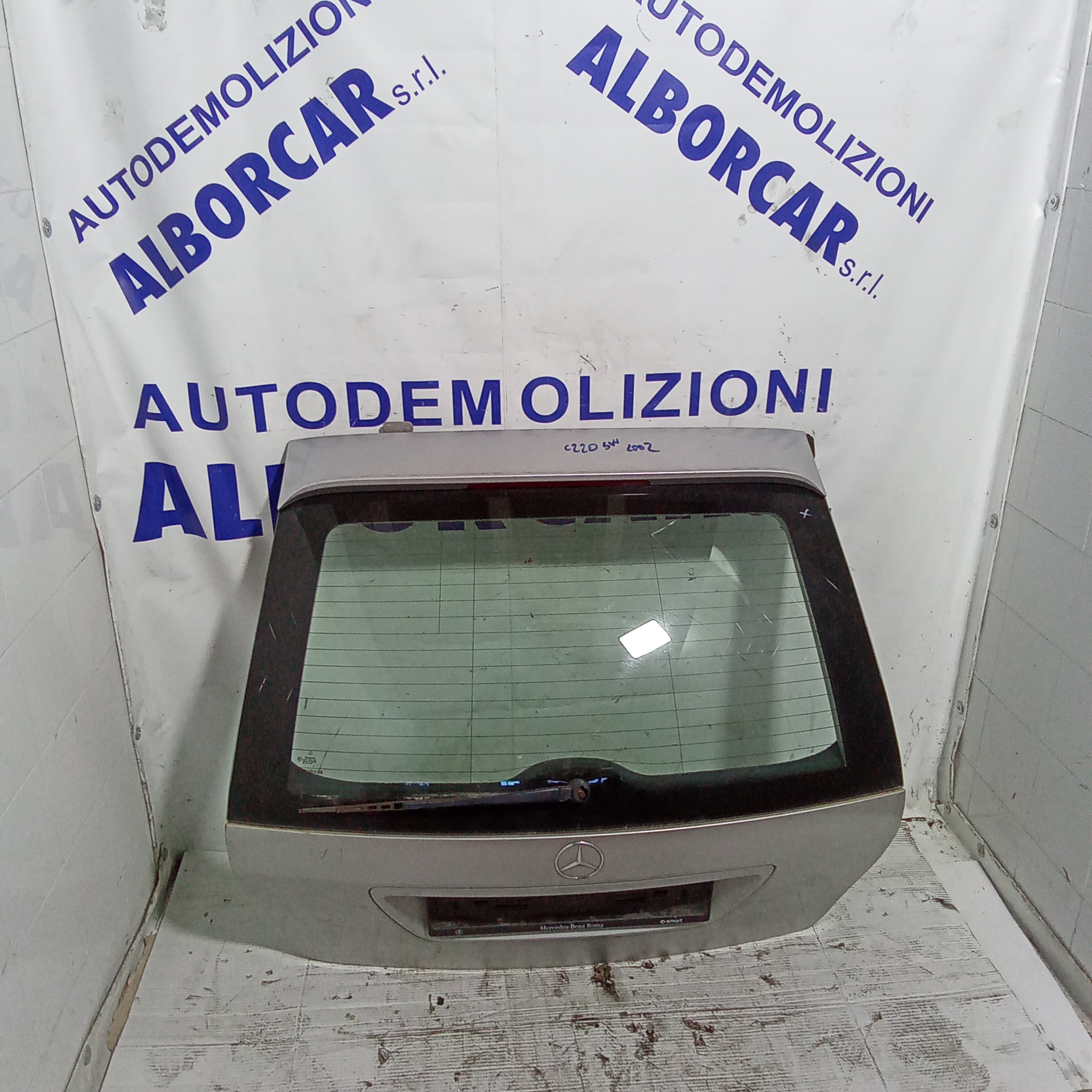 Cofano baule posteriore mercedes C220 S.W anno 2002