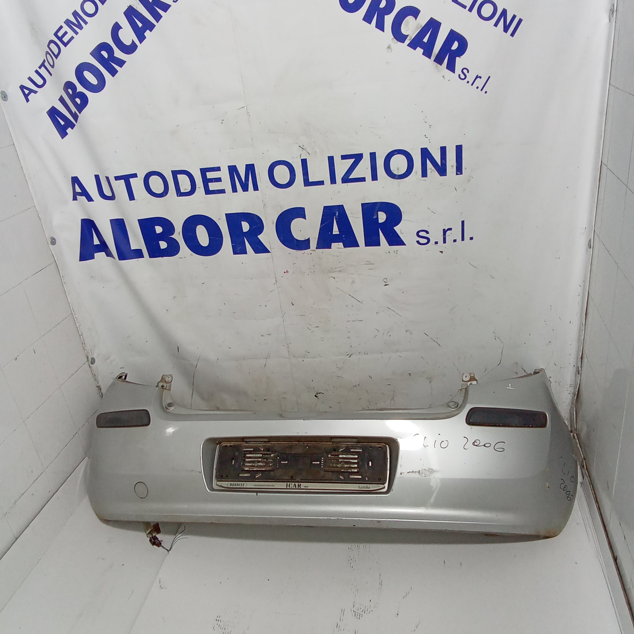 Paraurti posteriore renault clio anno 2006