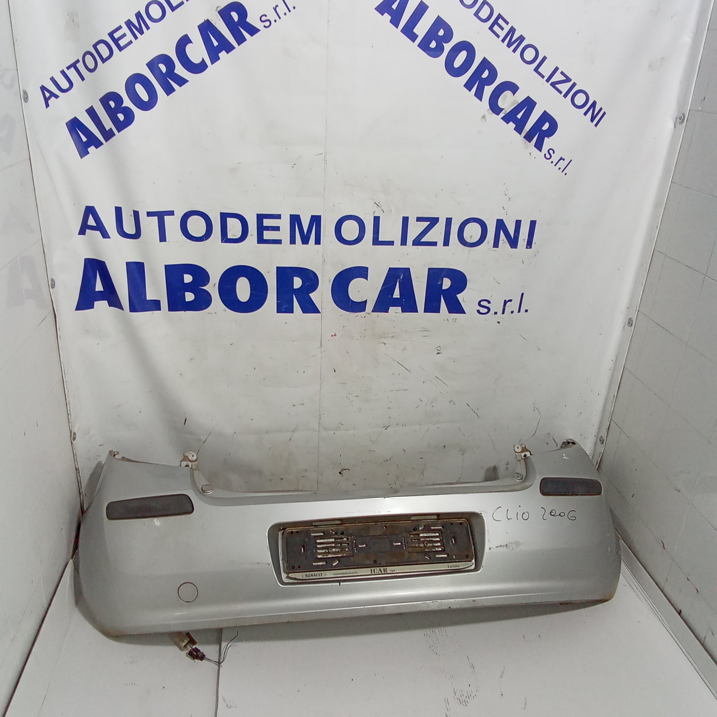 Paraurti posteriore renault clio anno 2006