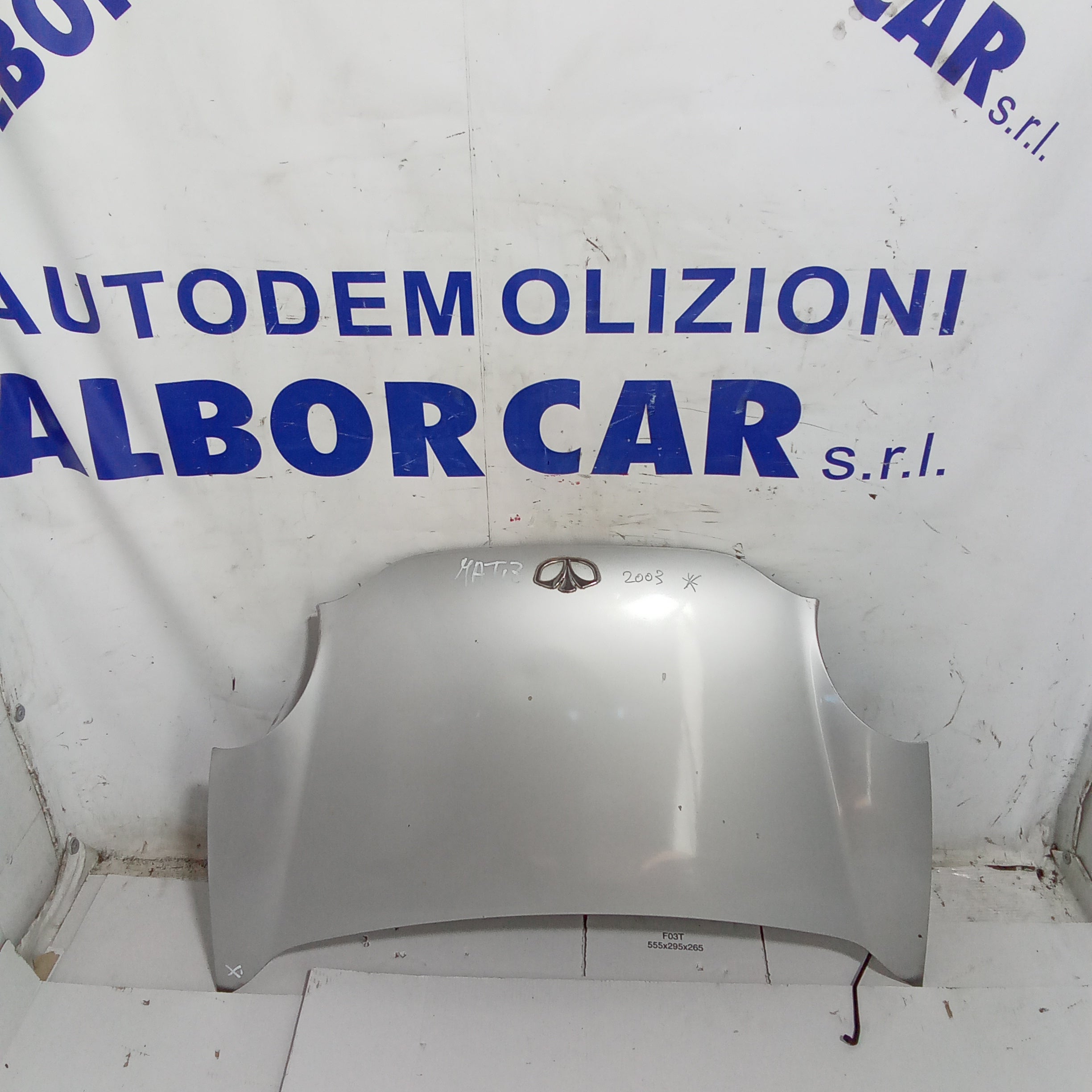 Capó de motor delantero Daewoo Matiz año 2003