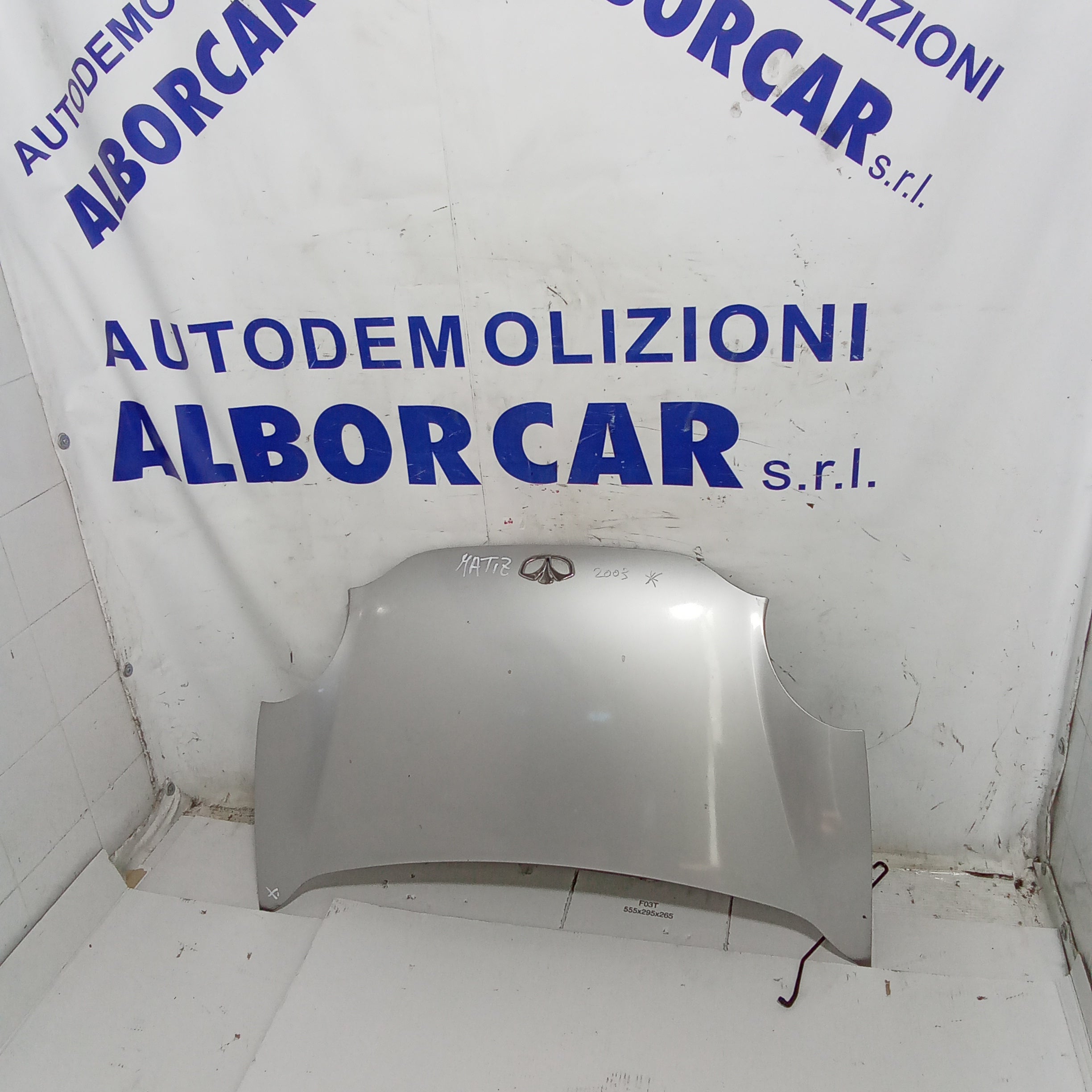 Capó de motor delantero Daewoo Matiz año 2003