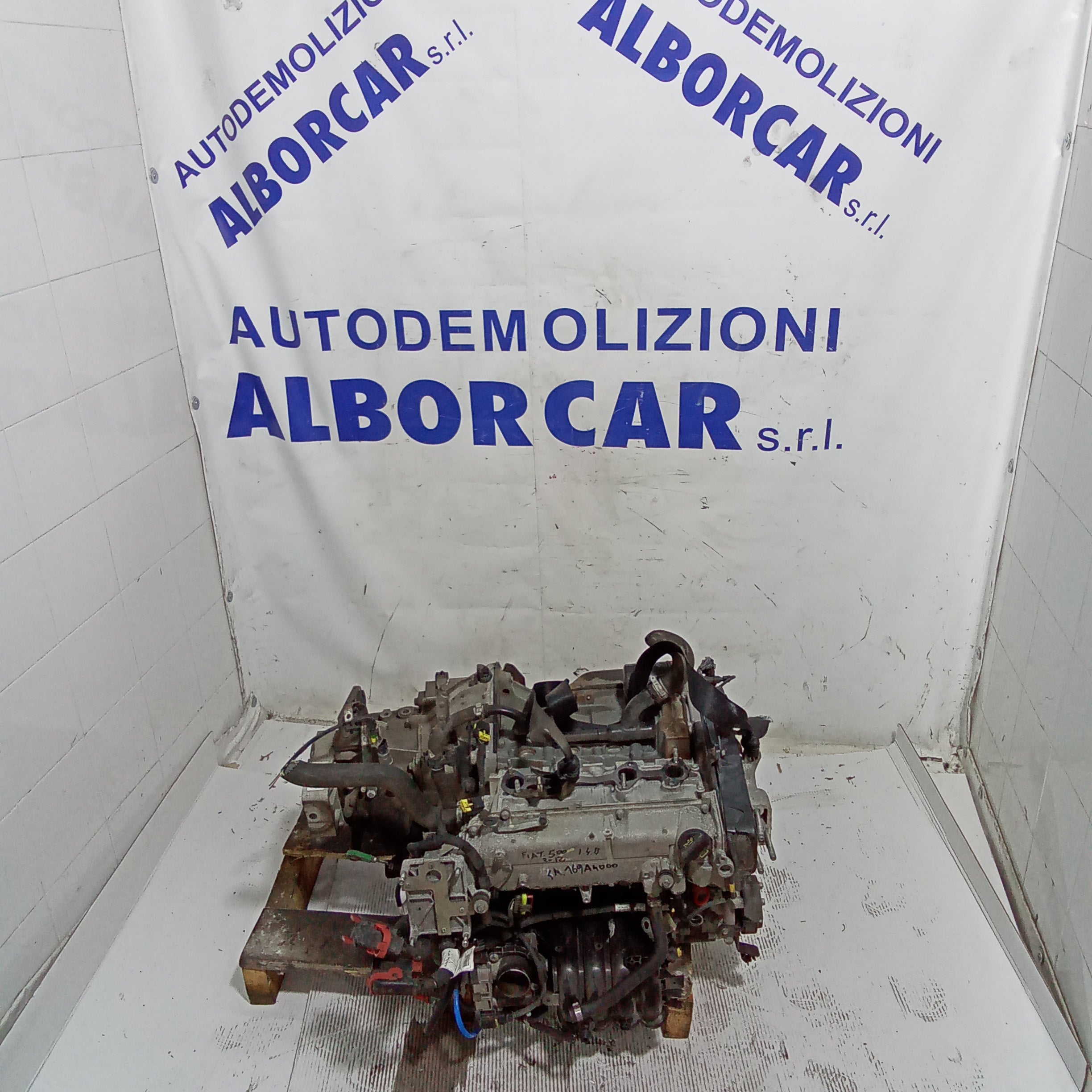 Motor Fiat 500 1.2 gasolina año 2012 kilómetros 105000 código motor 169A4000
