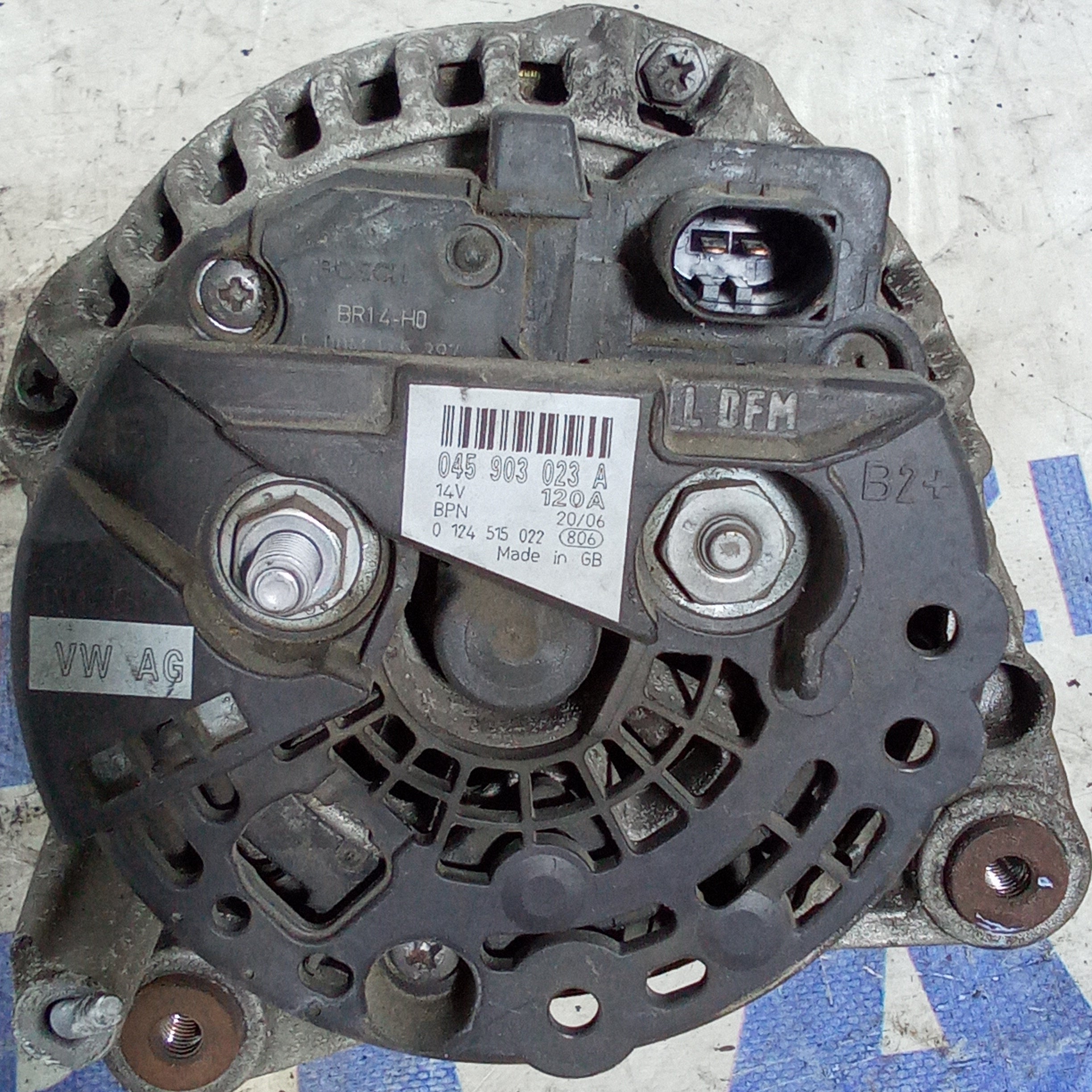 Alternatore volkswagen polo 1.4 tdi anno 2004