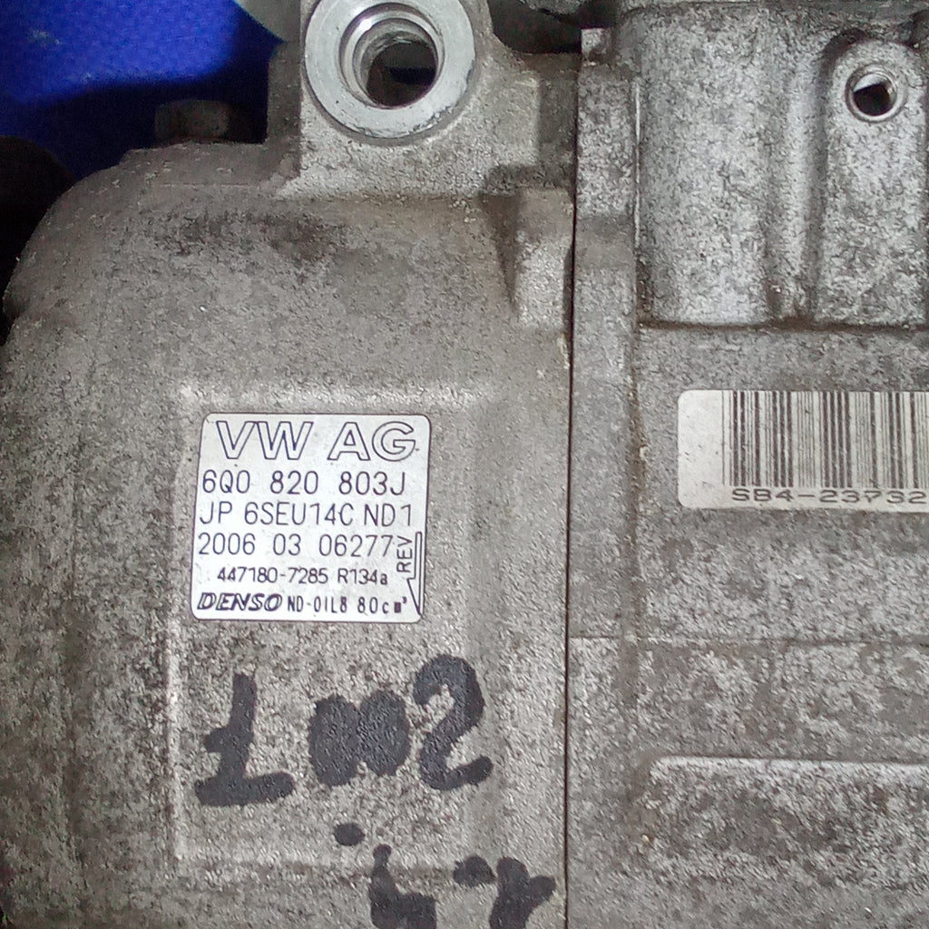 Compressore aria condizionata volkswagen polo 1.4tdi anno 2007