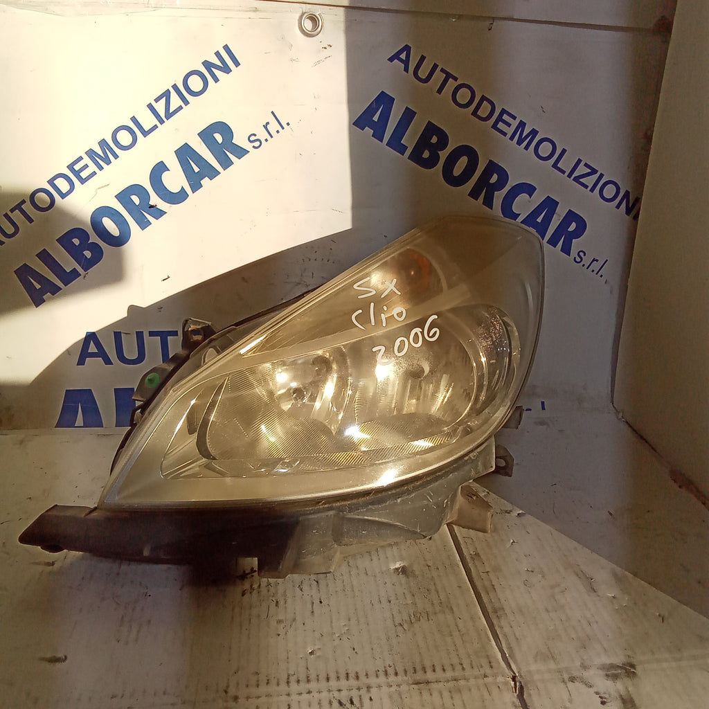 Fanale faro anteriore sinistro renault clio anno 2006