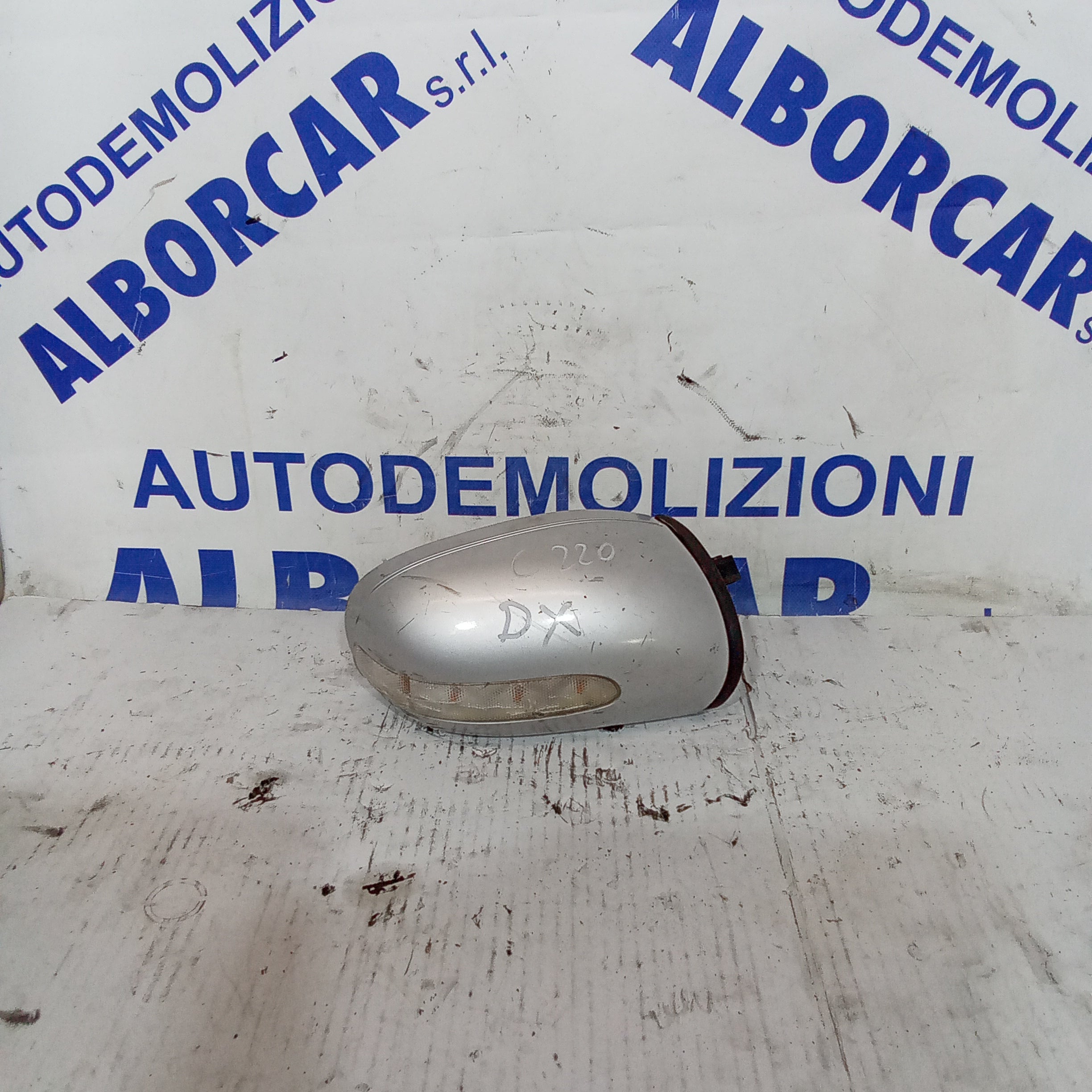 Specchietto retrovisore destro mercedes C220 anno 2002