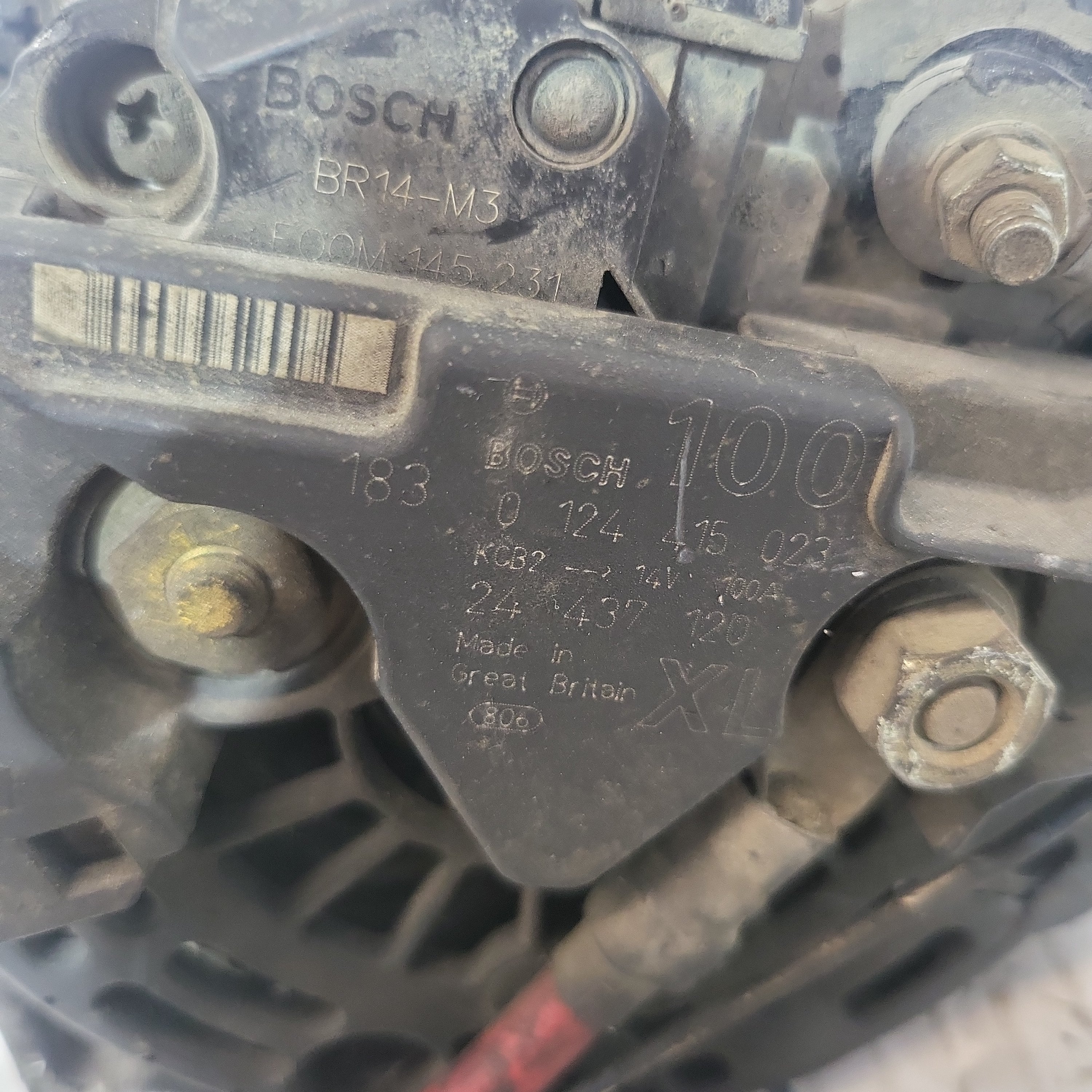 Alternatore opel corsa 1.0 benzina codice 24437120