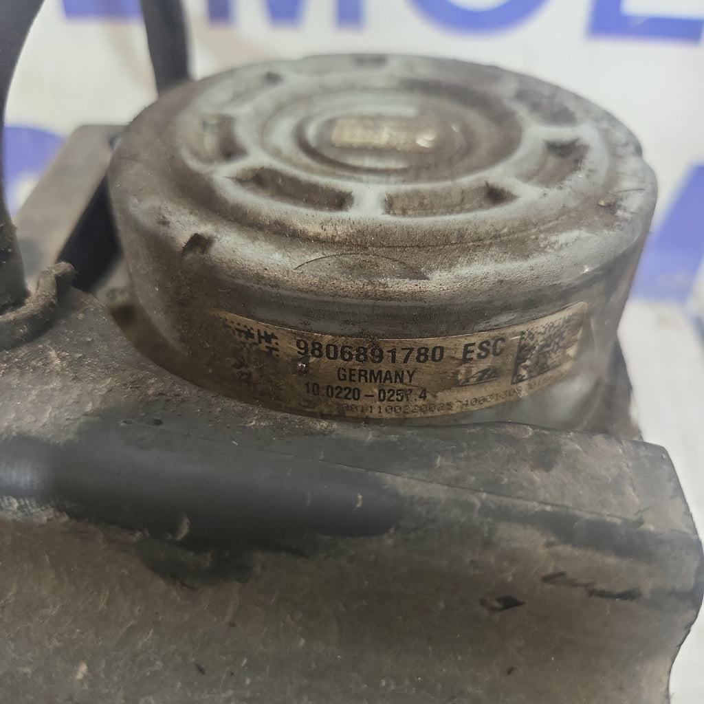Centralina pompa abs citroen c4/peugeot 208 codice 9806891780