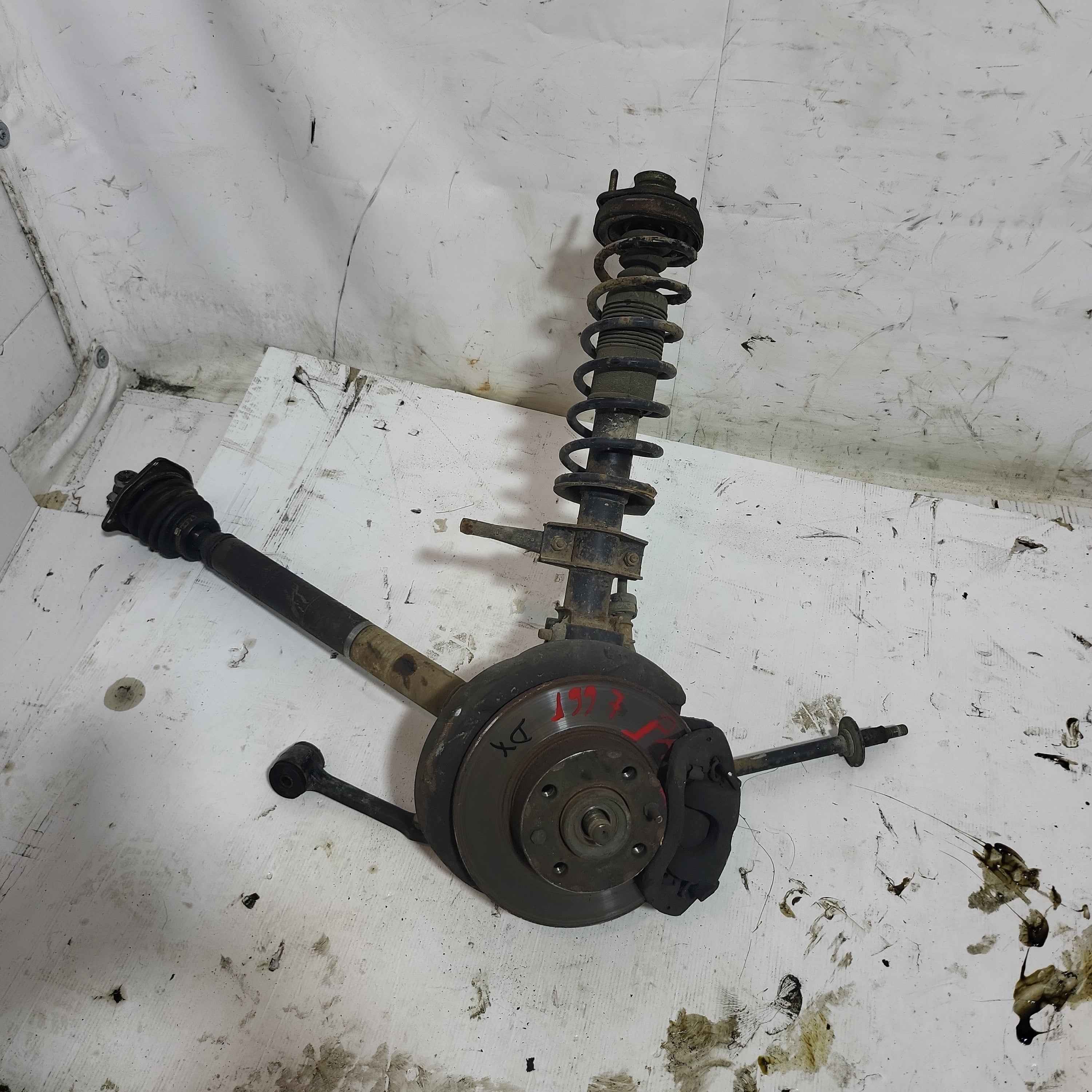 Mangueta completa Fiat Panda lado derecho año 1997