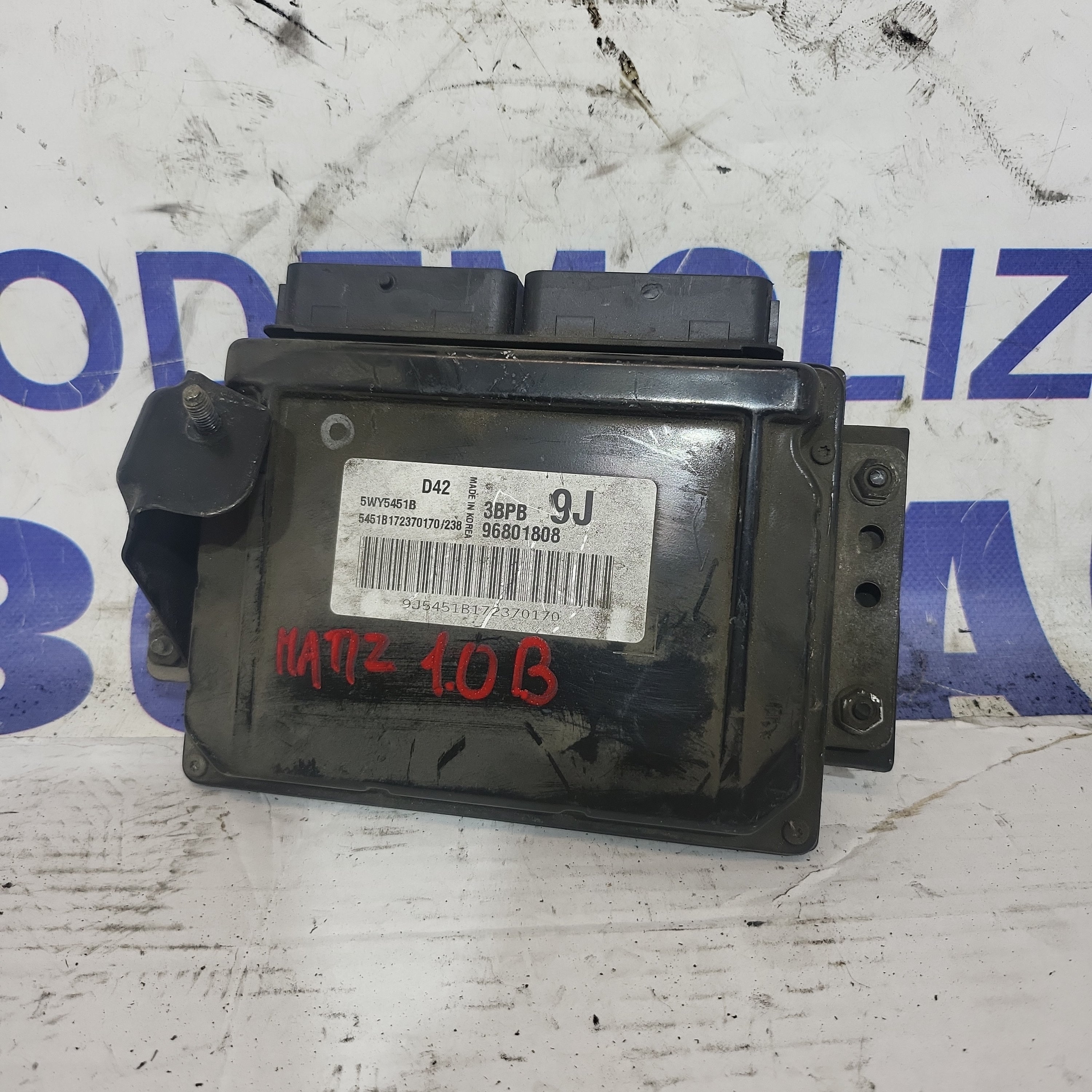 Centralina motore chevrolet matiz 1.0 benzina cod: 96801808