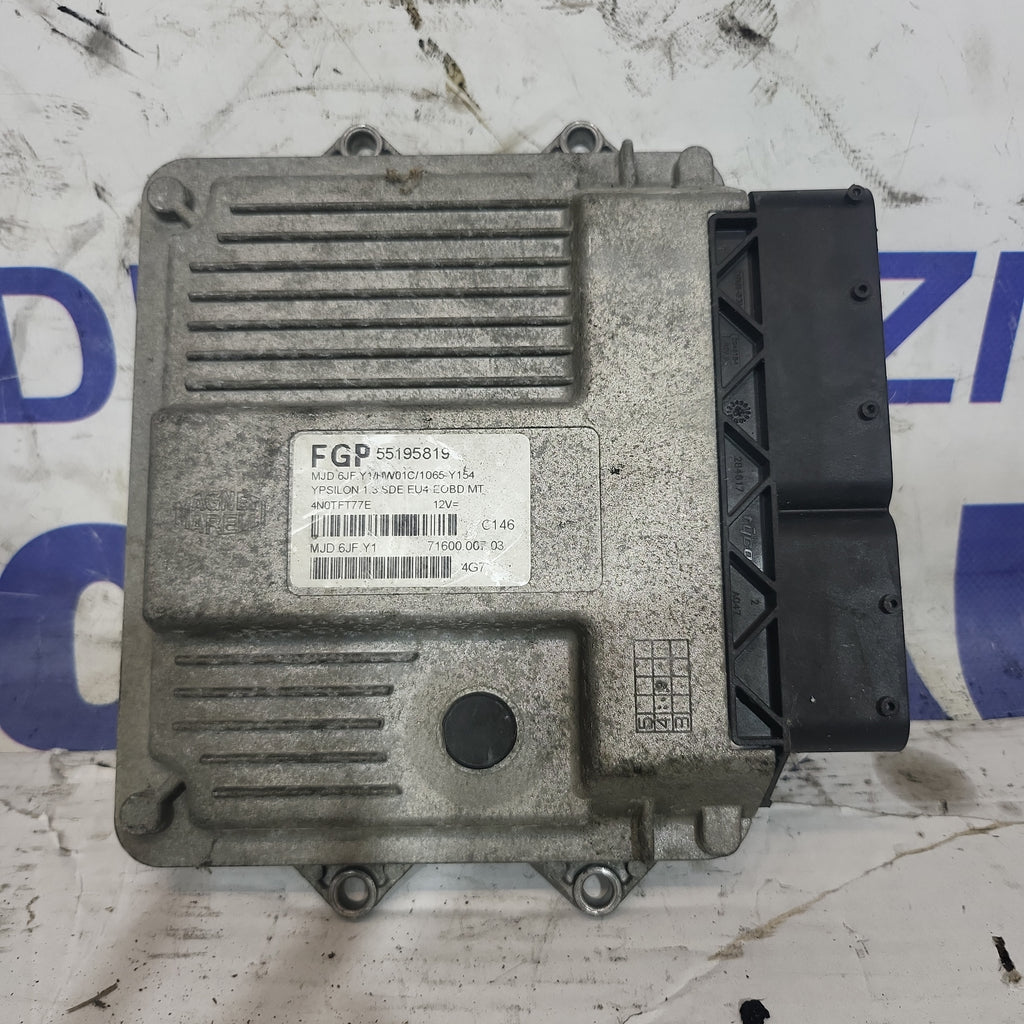 Unidad de control del motor Lancia Y 1.3 JTD año 2003/06 cód: 55195819