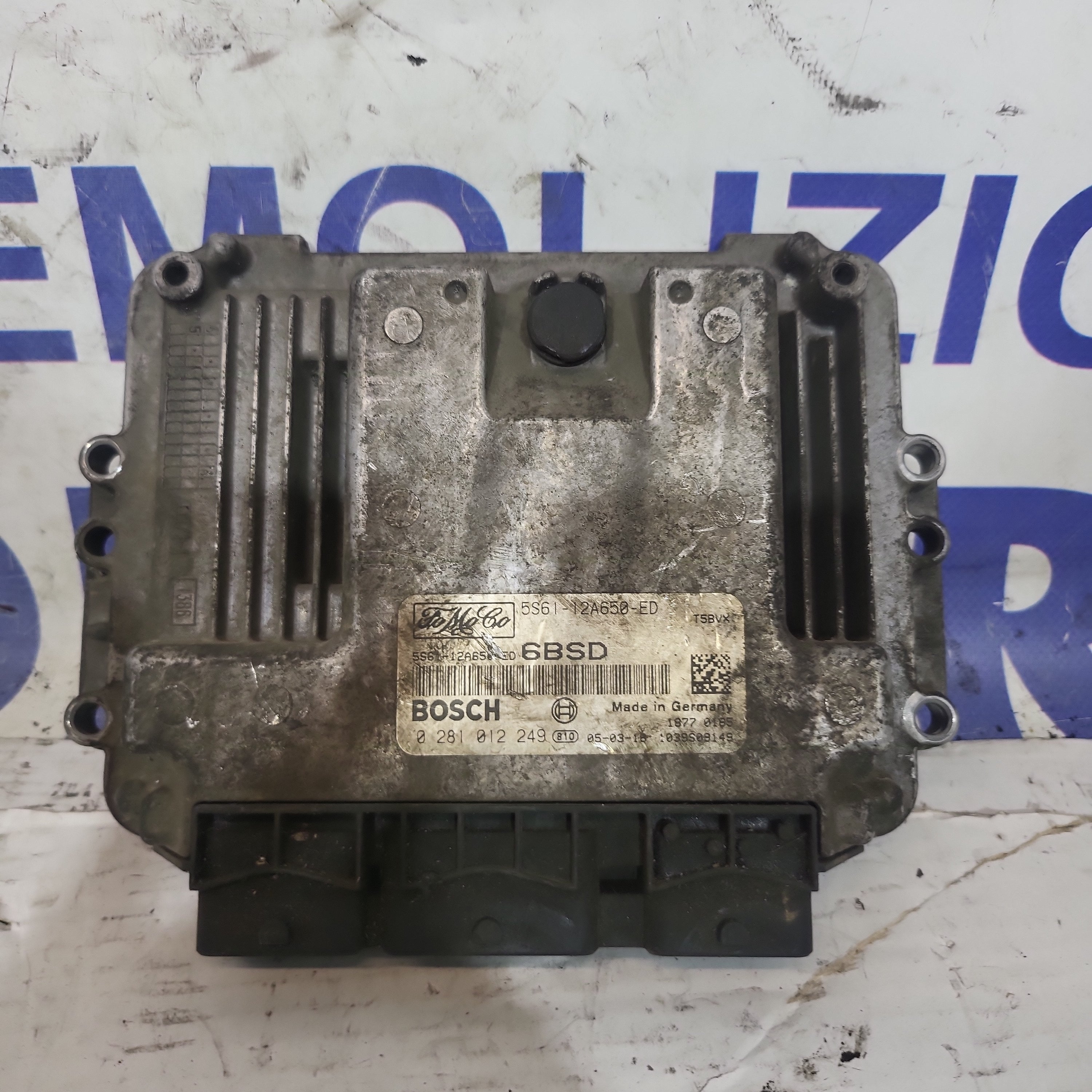 Centralina motore ford fiesta 1.6 TDCI cod: 0281012249