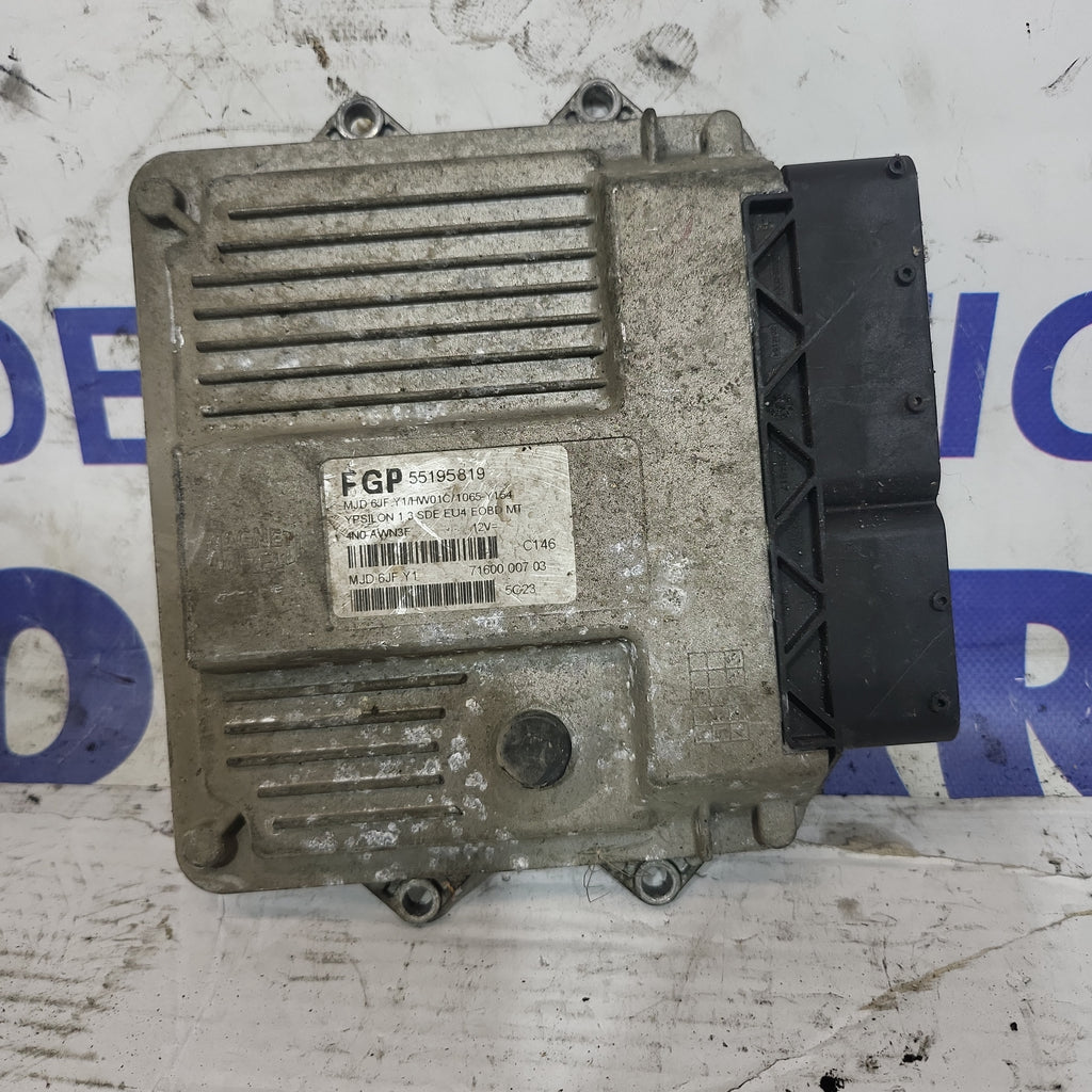 Unidad de control de motor Lancia Y 1.3 MTJ año 2004 código: 55195819