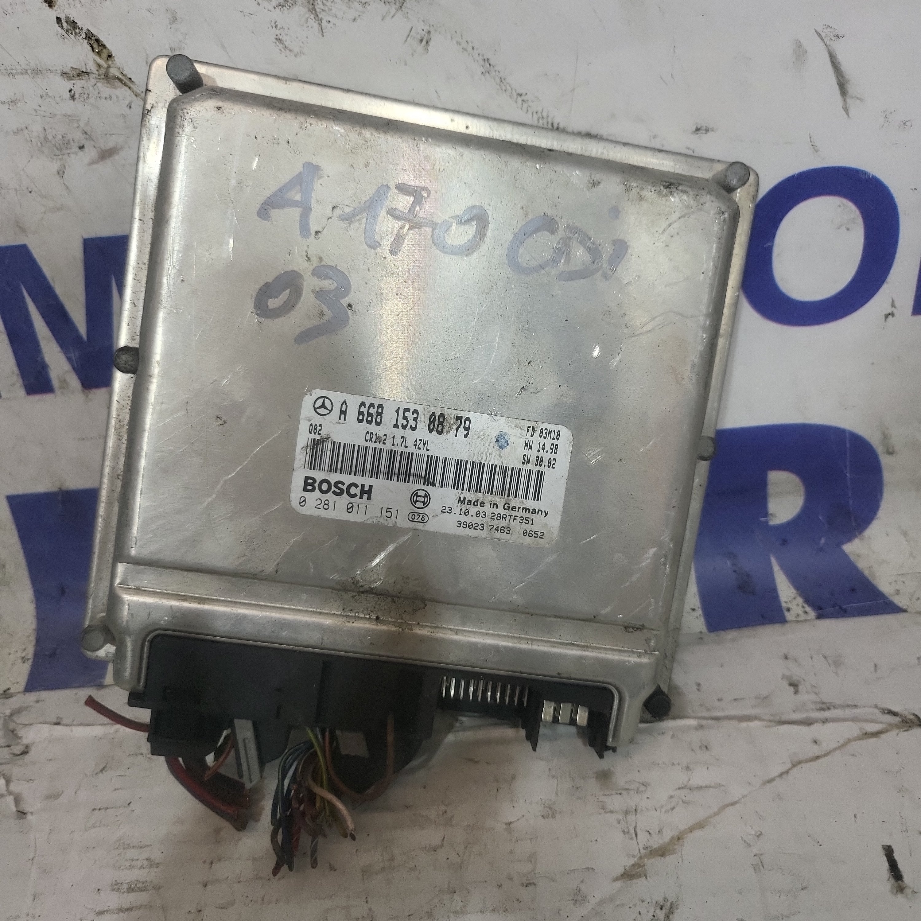 Centralita motor Mercedes A 170 CDI año 2003 Cód: 0281011151