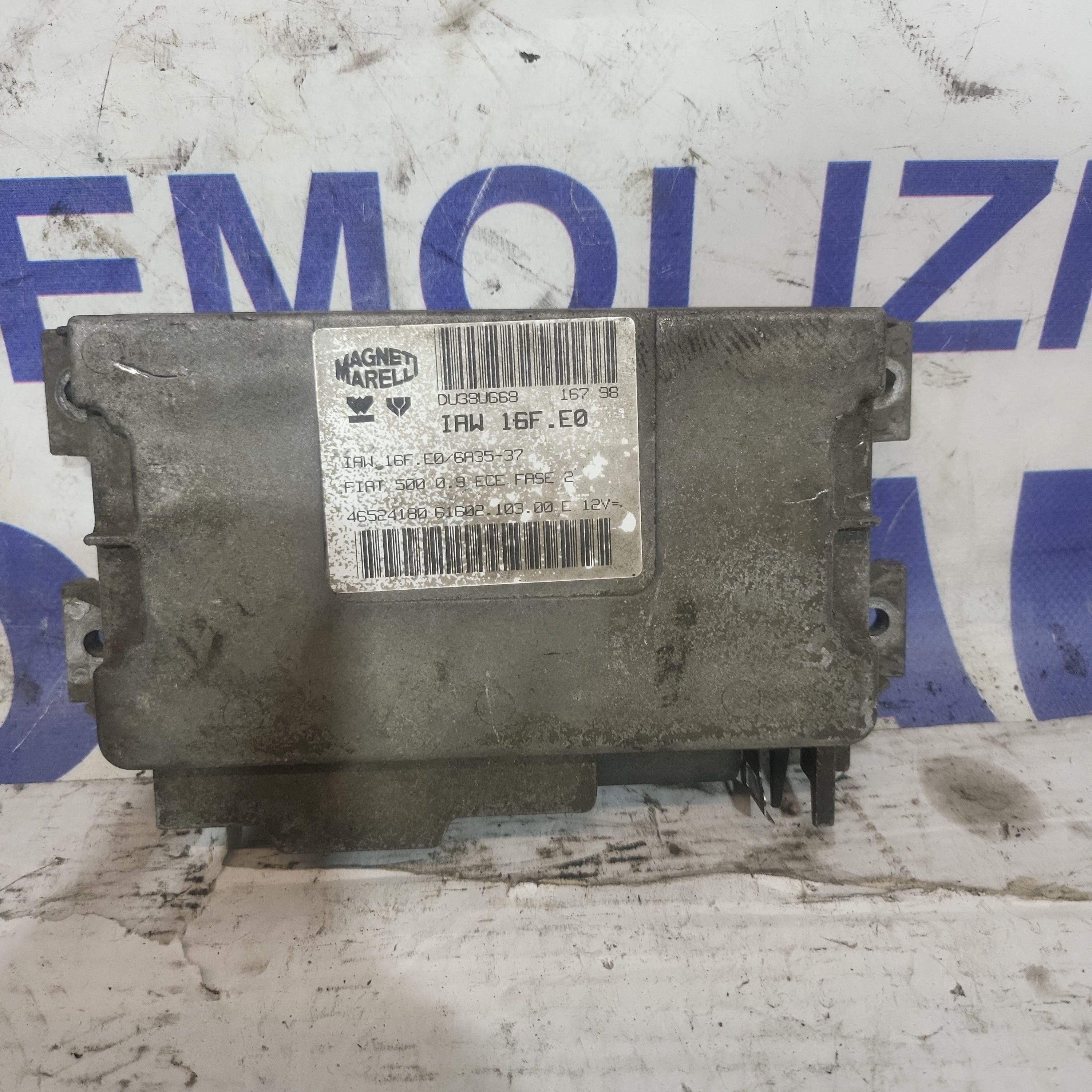 Centralina motore fiat 500 900 benzina 12v cod: 46524180