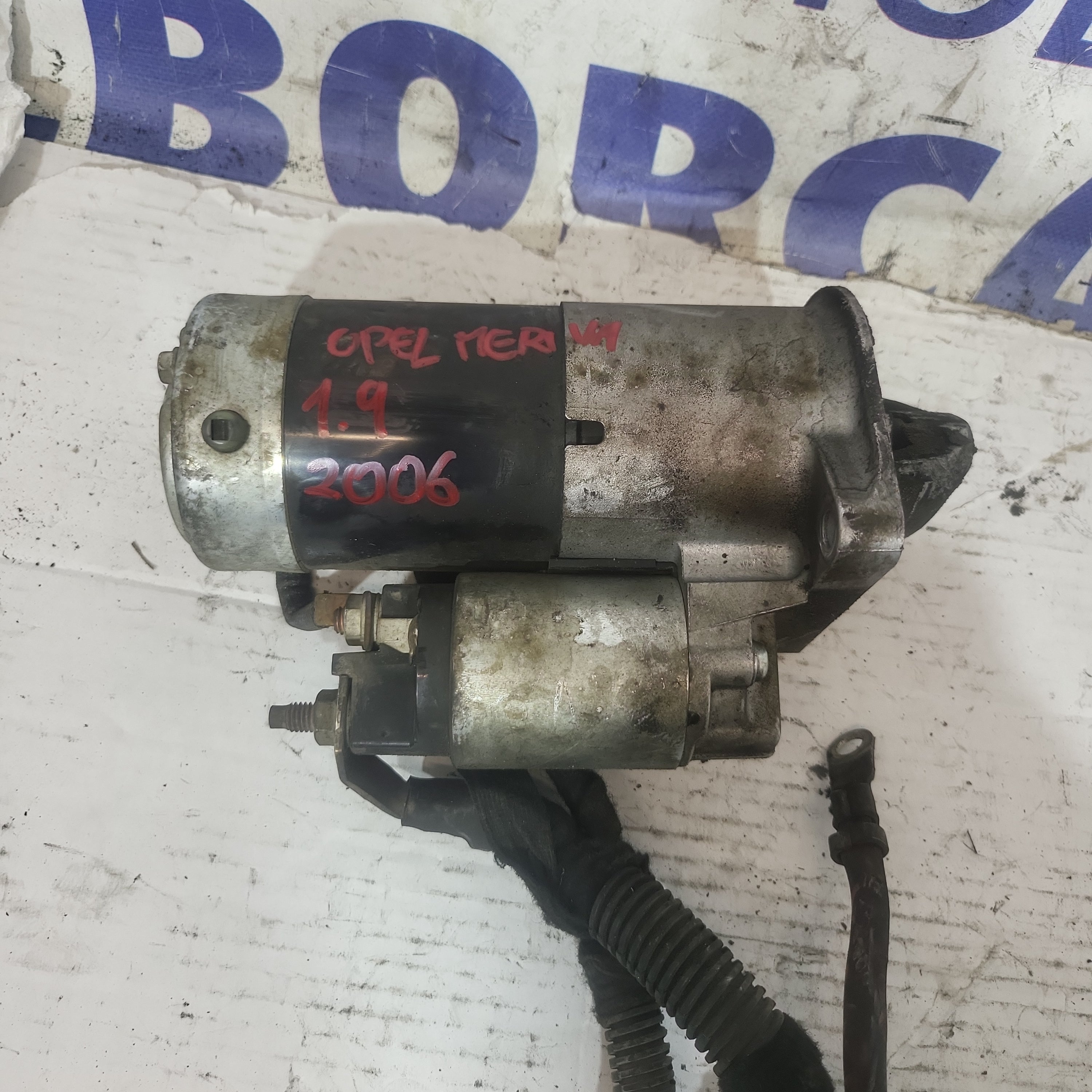Motorino di avviamento opel meriva 1.9 anno 2006
