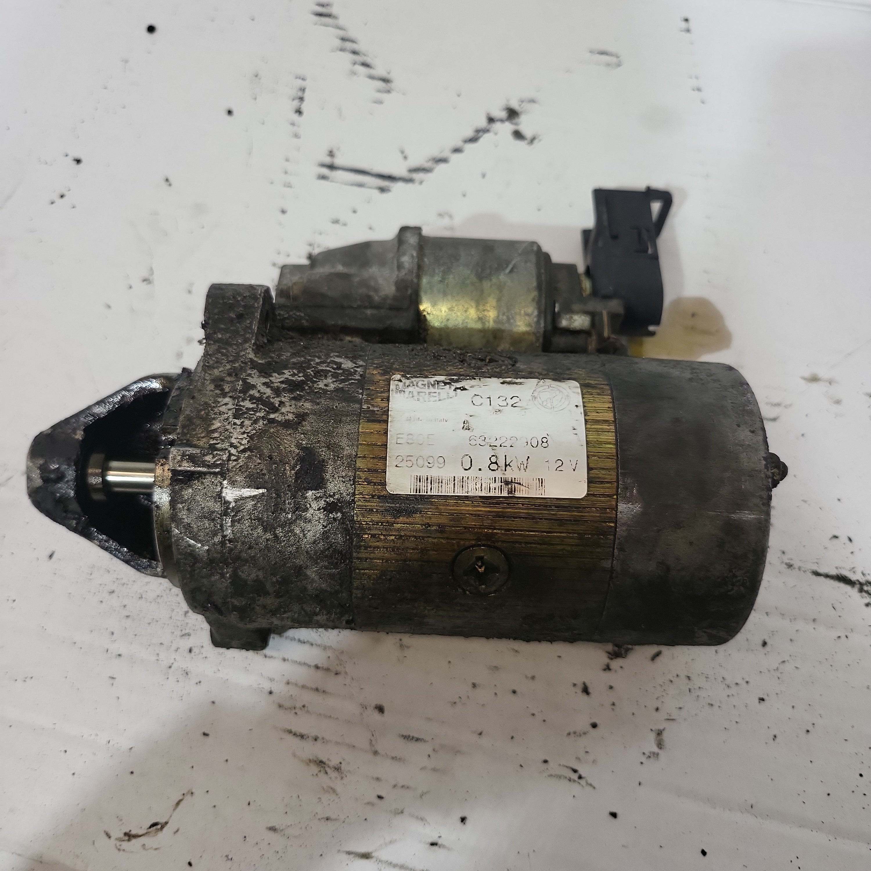 Motorino di avviamento fiat 500/600/panda 900 cod: 63222908