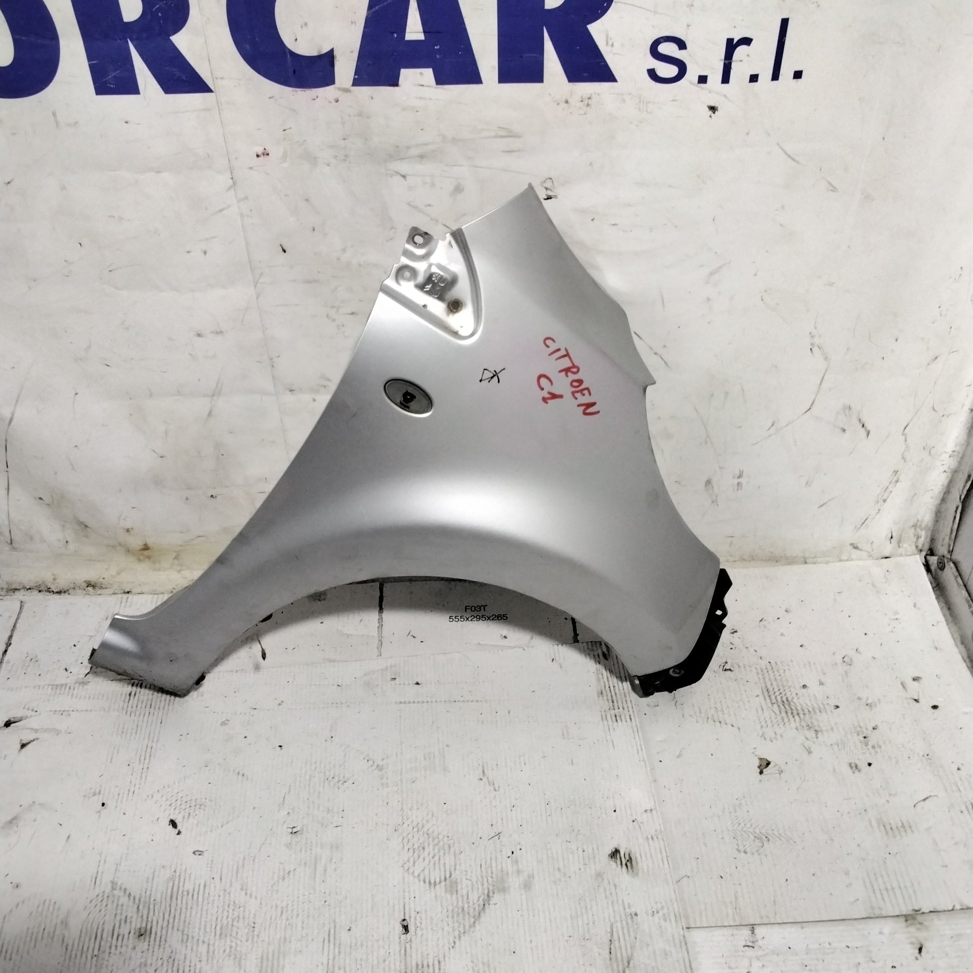 Fianchetto/parafango citroen c1 destro