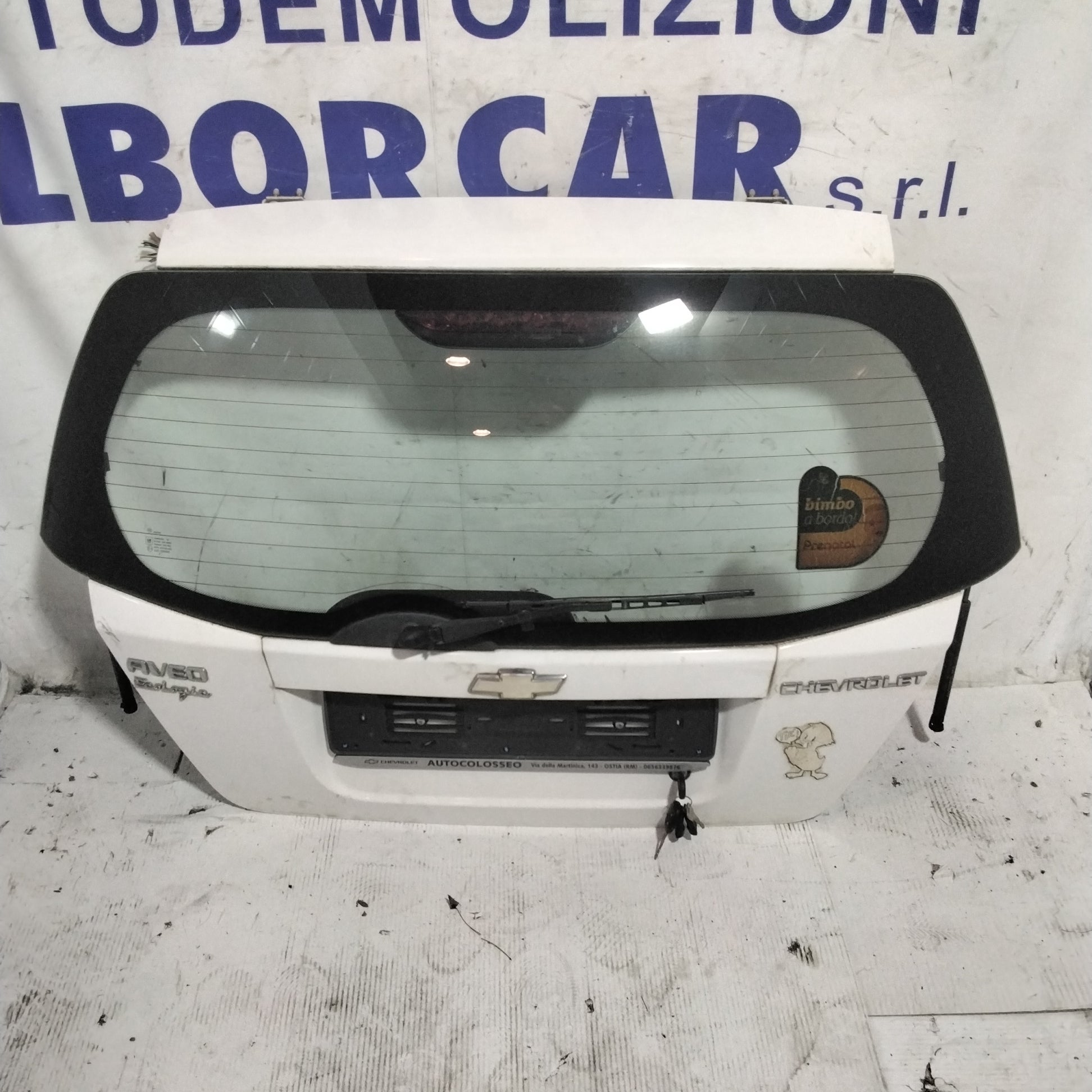 Portellone posteriore chevrolet aveo 2008