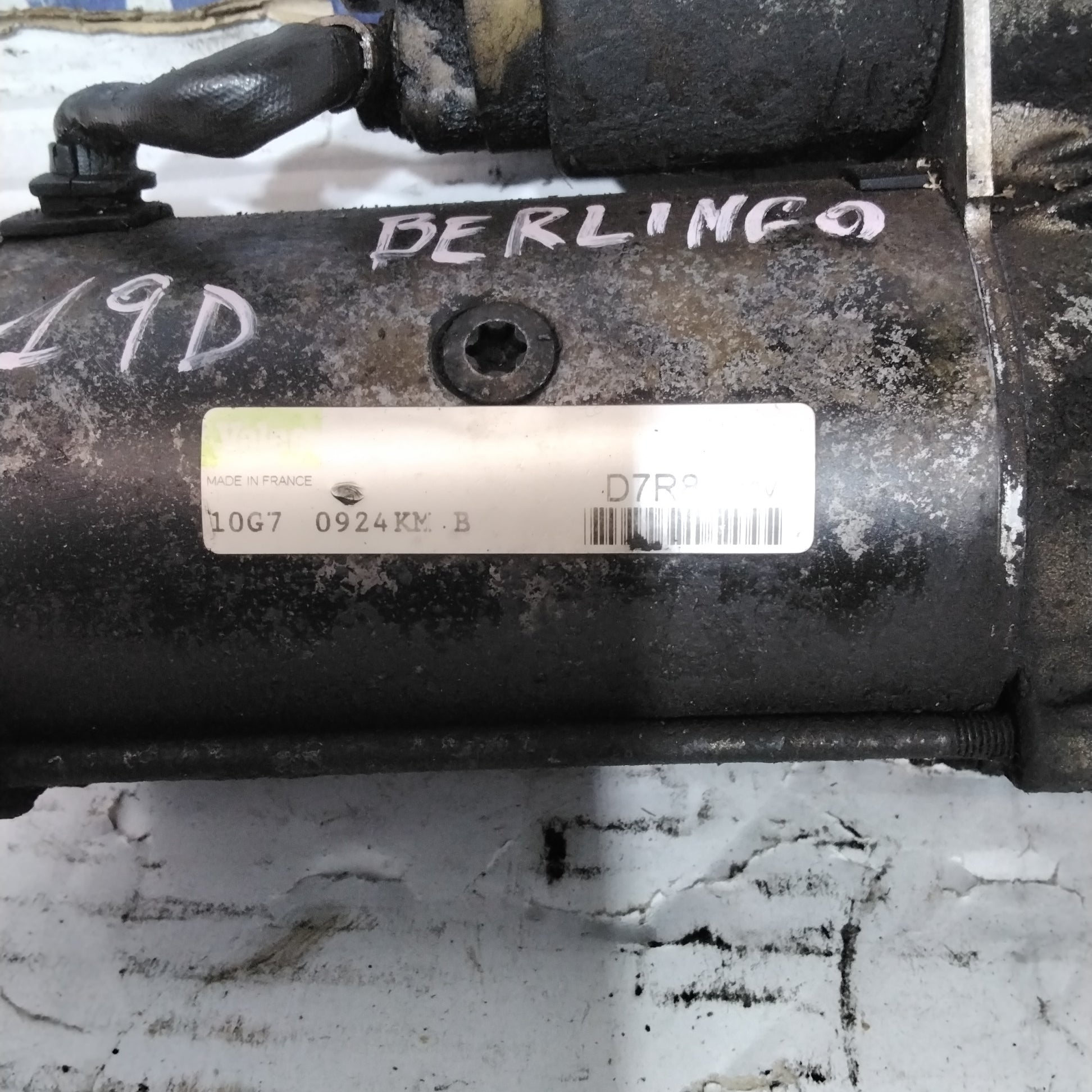 Motorino di avviamento citroen berlingo 1.9 D