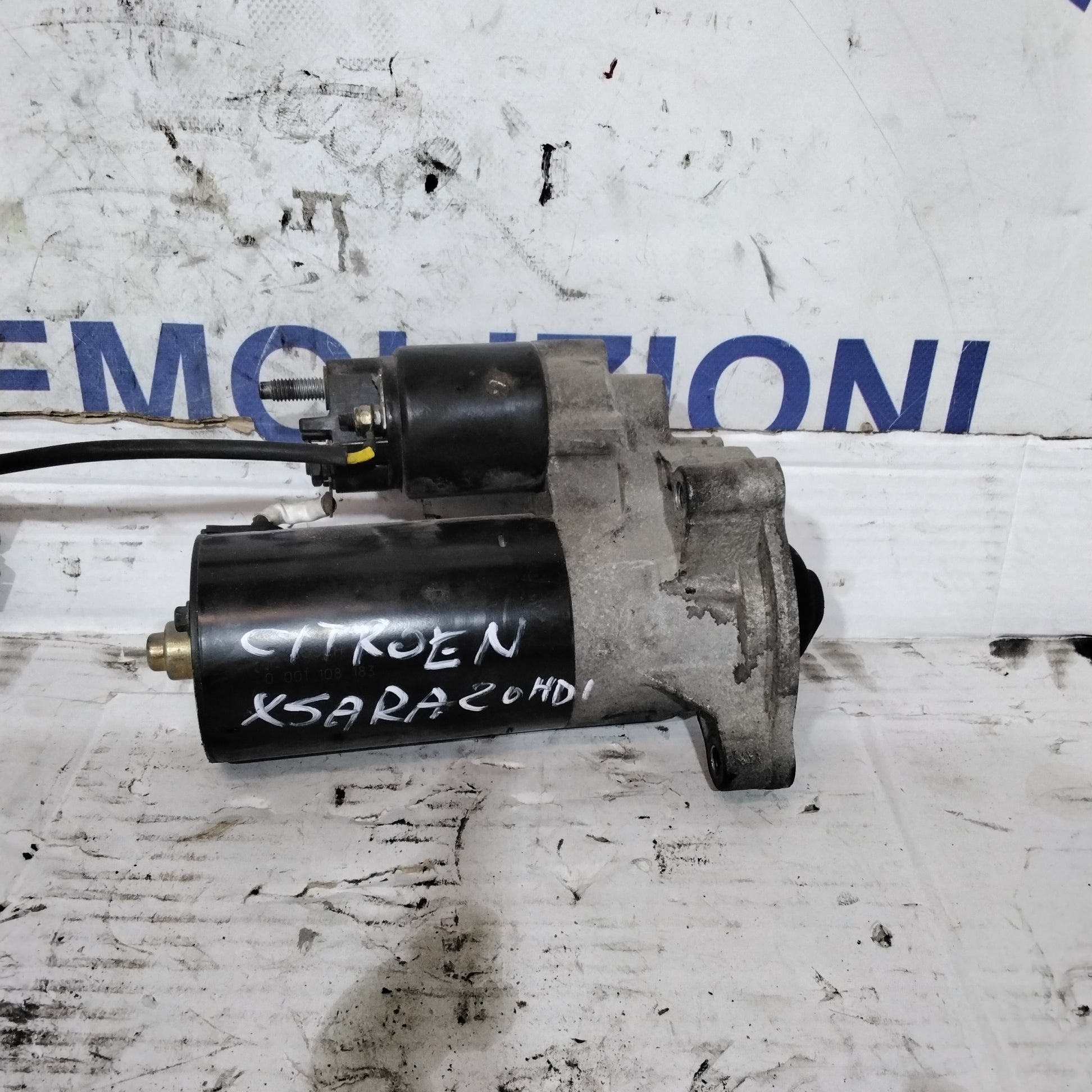 Motorino di avviamento citroen xsara 2.0 hdi