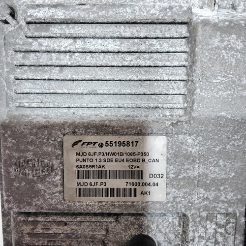 Unidad de control del motor Fiat Punto 1.3 cód: 55195817