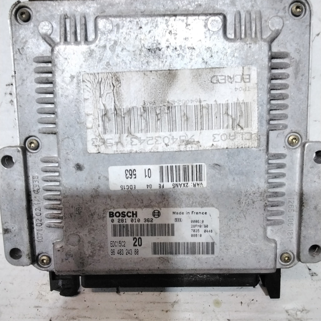 Centralina motore peugeot 306 cod:0281010362