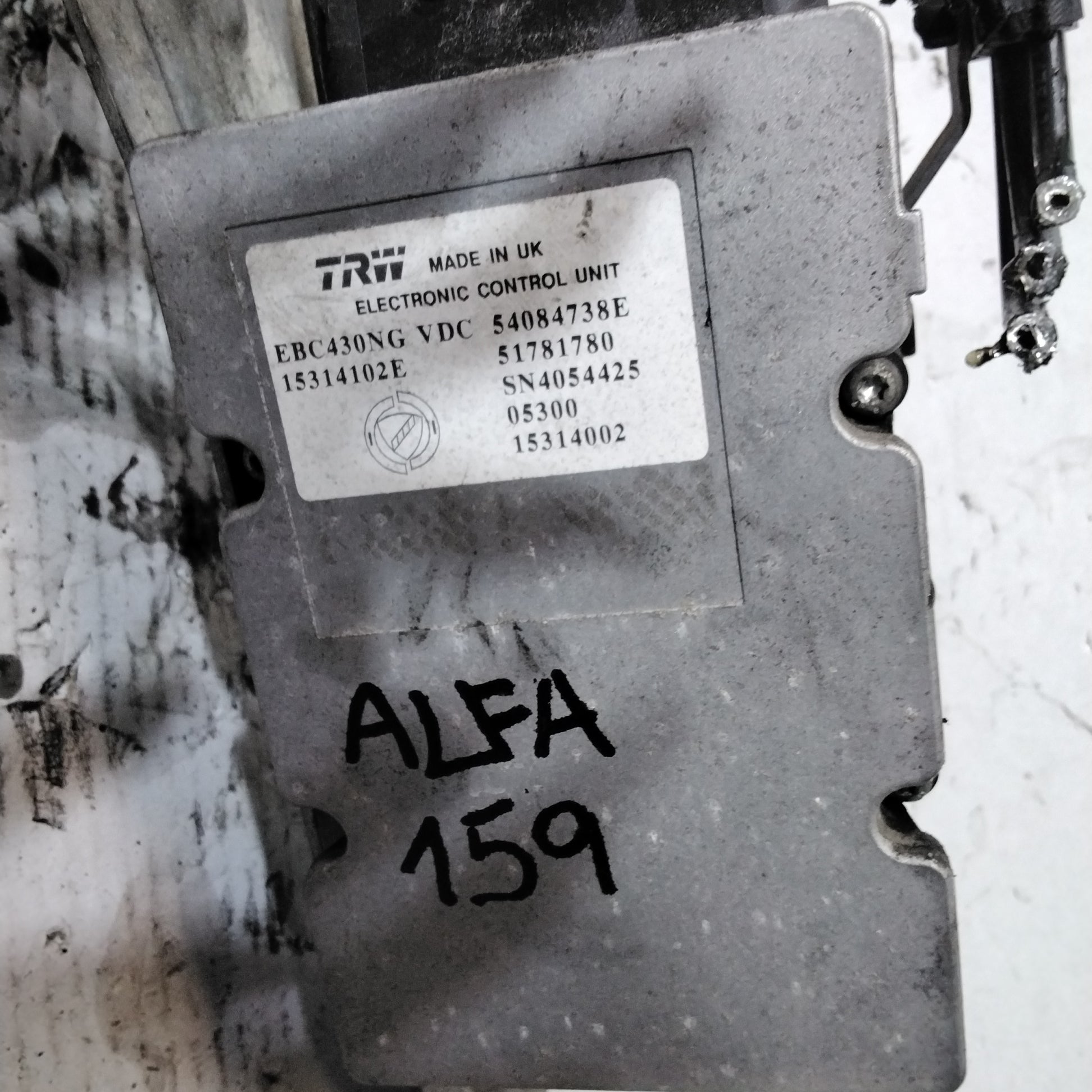 ABS pump Alfa 159 code: 54084738E