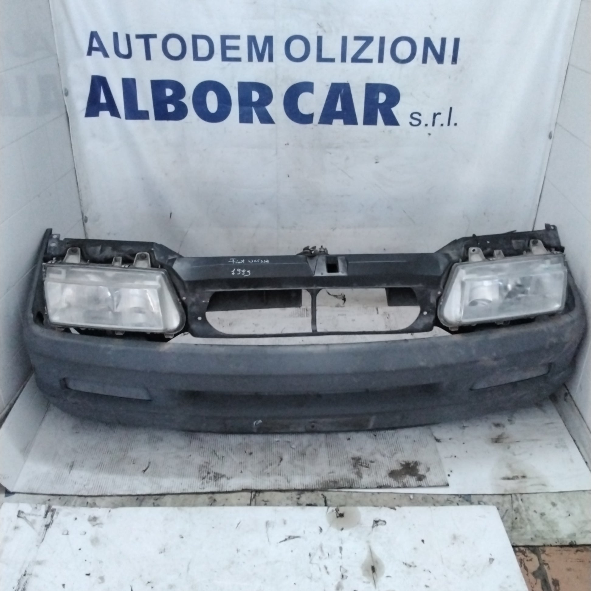 Calandra con fari e paraurti fiat ulisse 1999