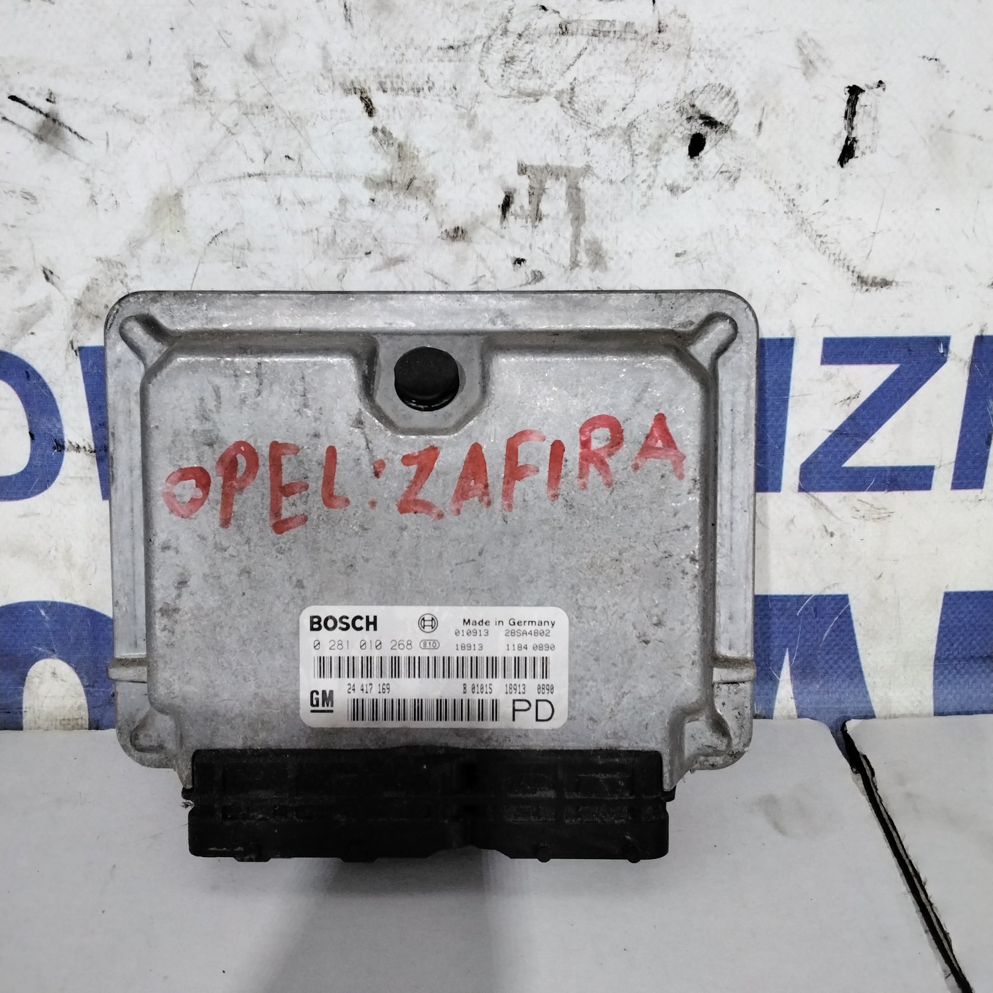 Centralita motor Opel Zafira cód. 0281010268