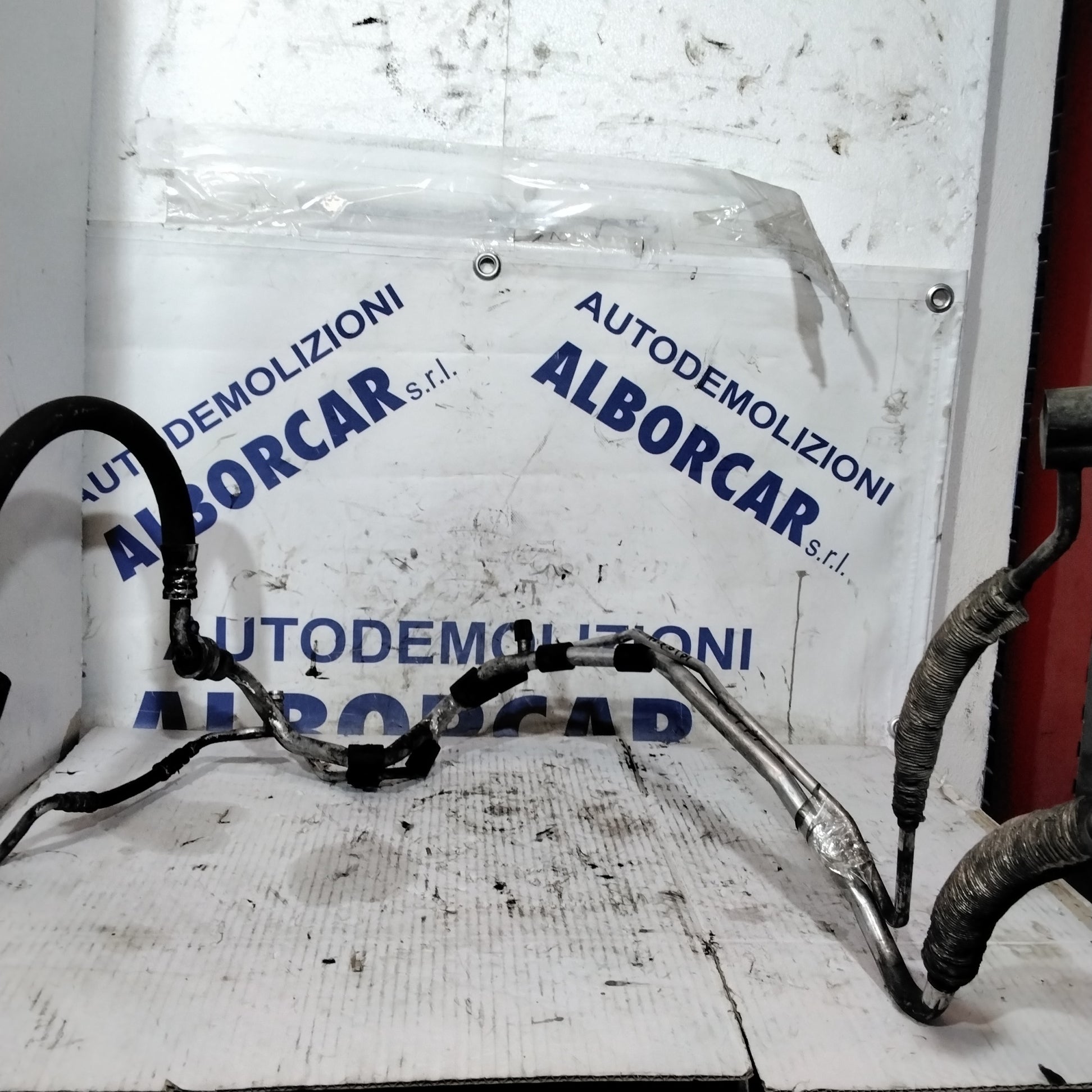 Audi A3 2.0 TDI air conditioning pipes